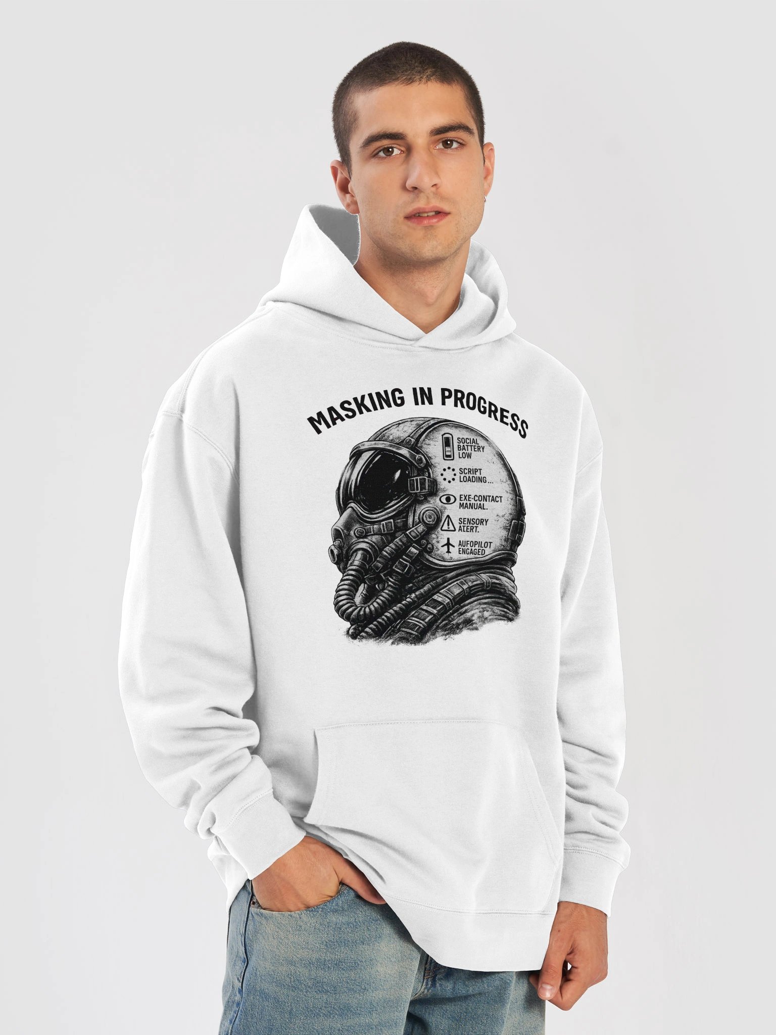 Masking in Progress- Light Colors Hoodie product image (23)