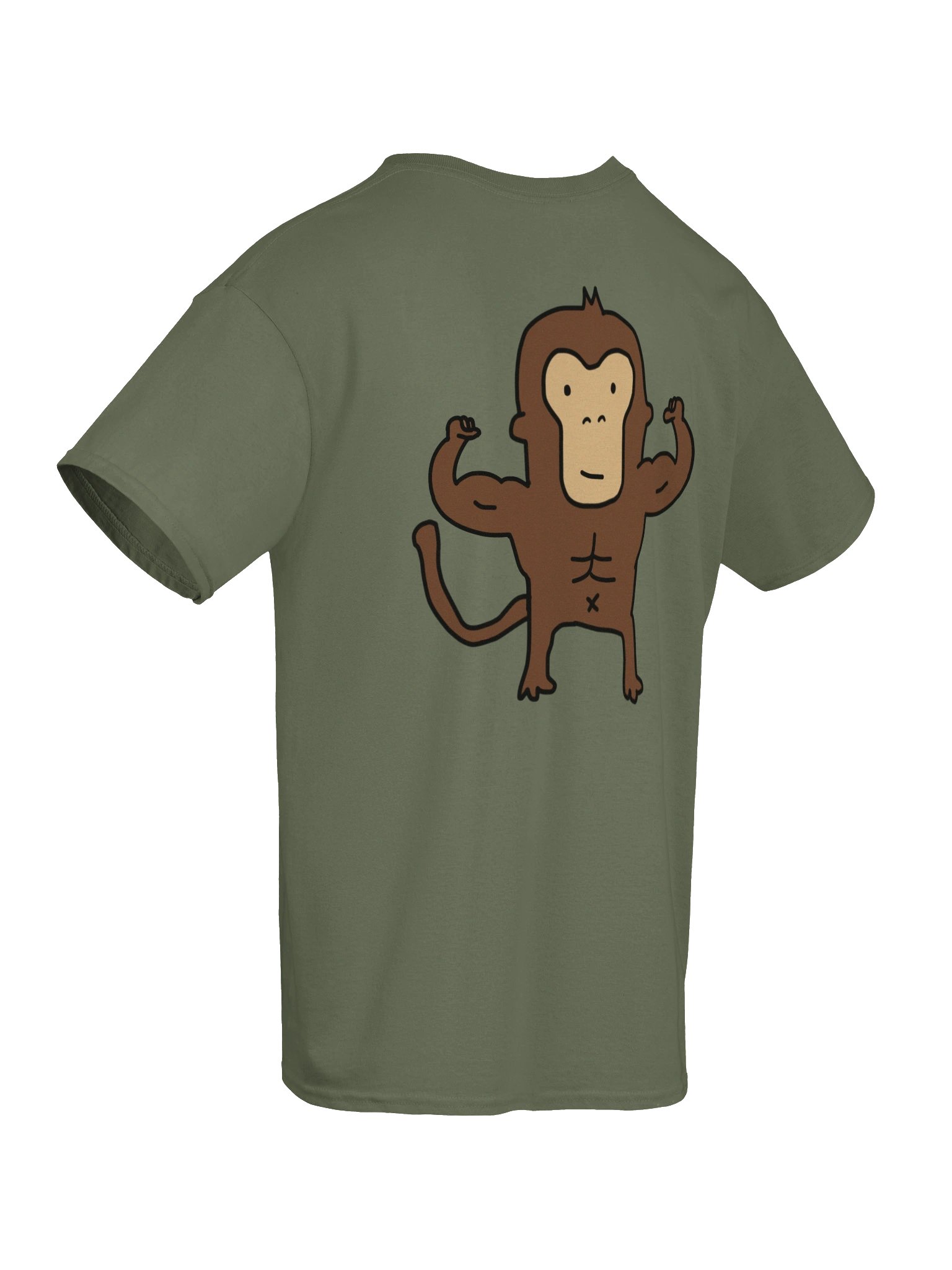 "New Year,New Monkey" T-Shirt (Back Print) product image (62)