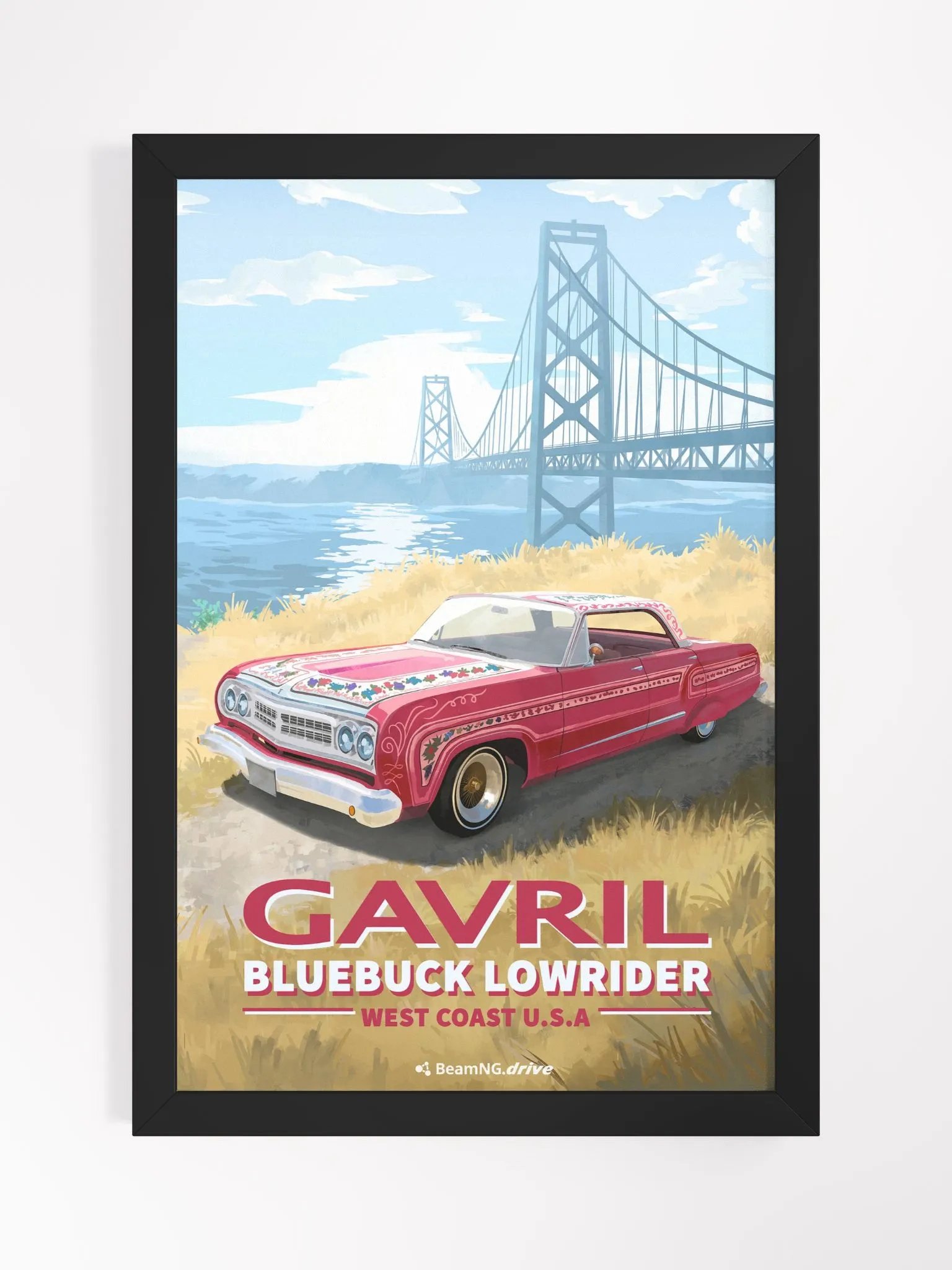Framed Poster: Gavril Bluebuck Stylized product image (4)