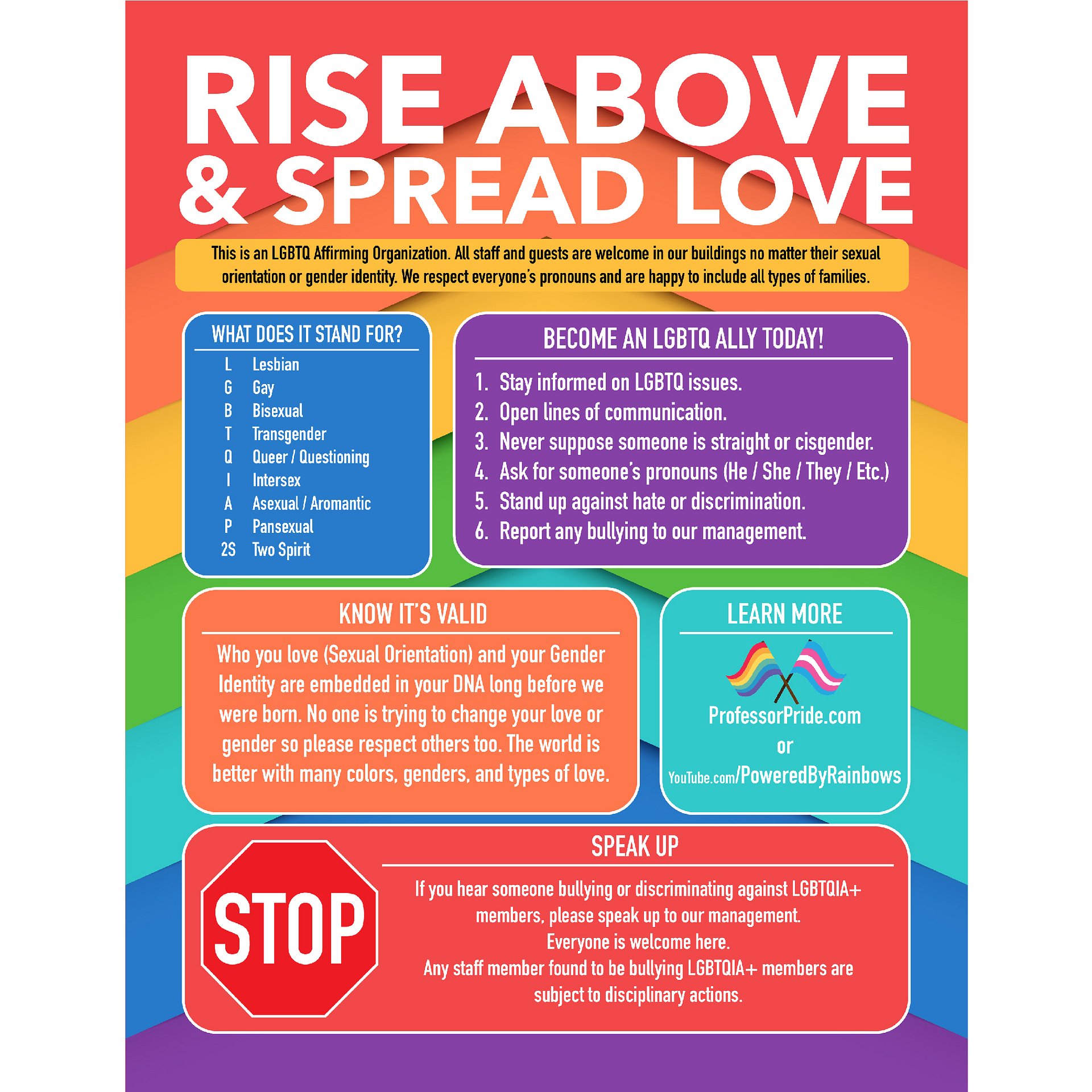 Rise Above Bullying Posters (for Organizations) product image (5)
