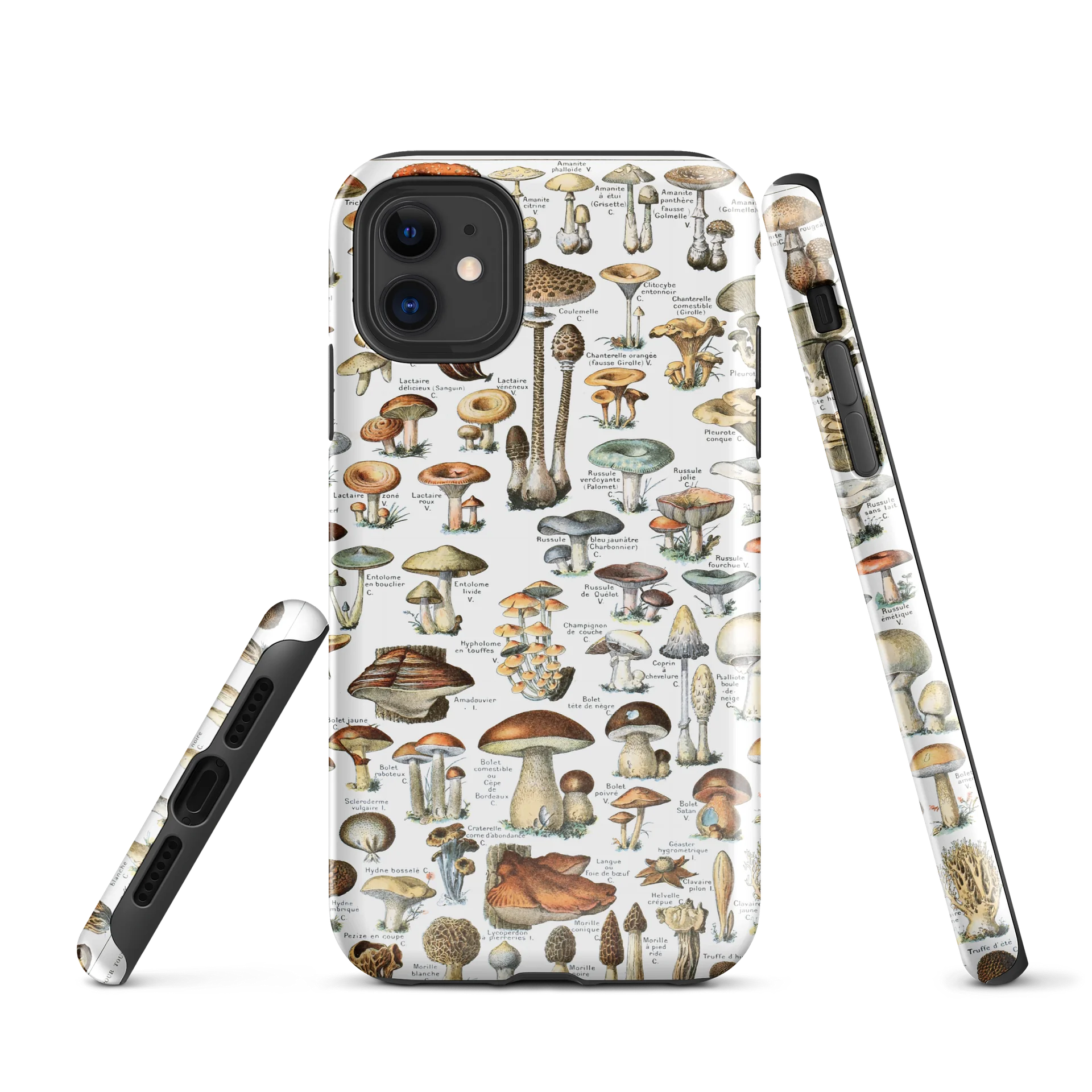 Mycological Marvels iPhone® Tough Case - Champignons by Adolphe Millot product image (3)