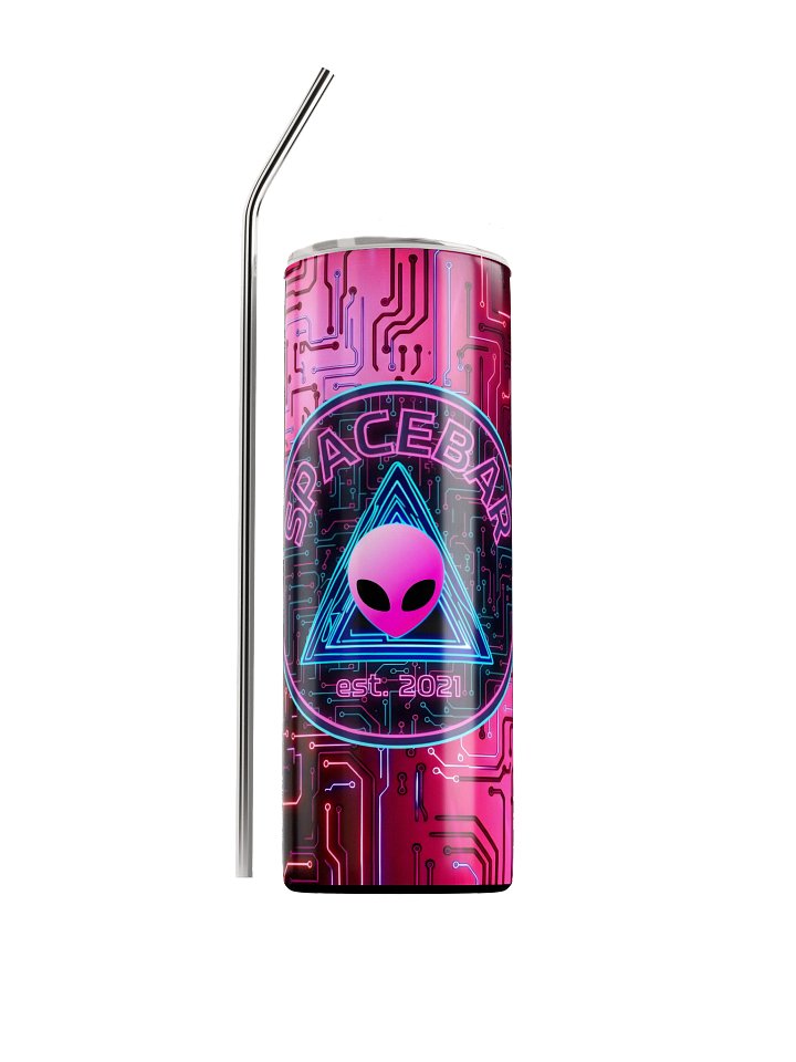 S P A C E B A R "Ginger" Neon Alien Tumbler (20 oz) product image (1)