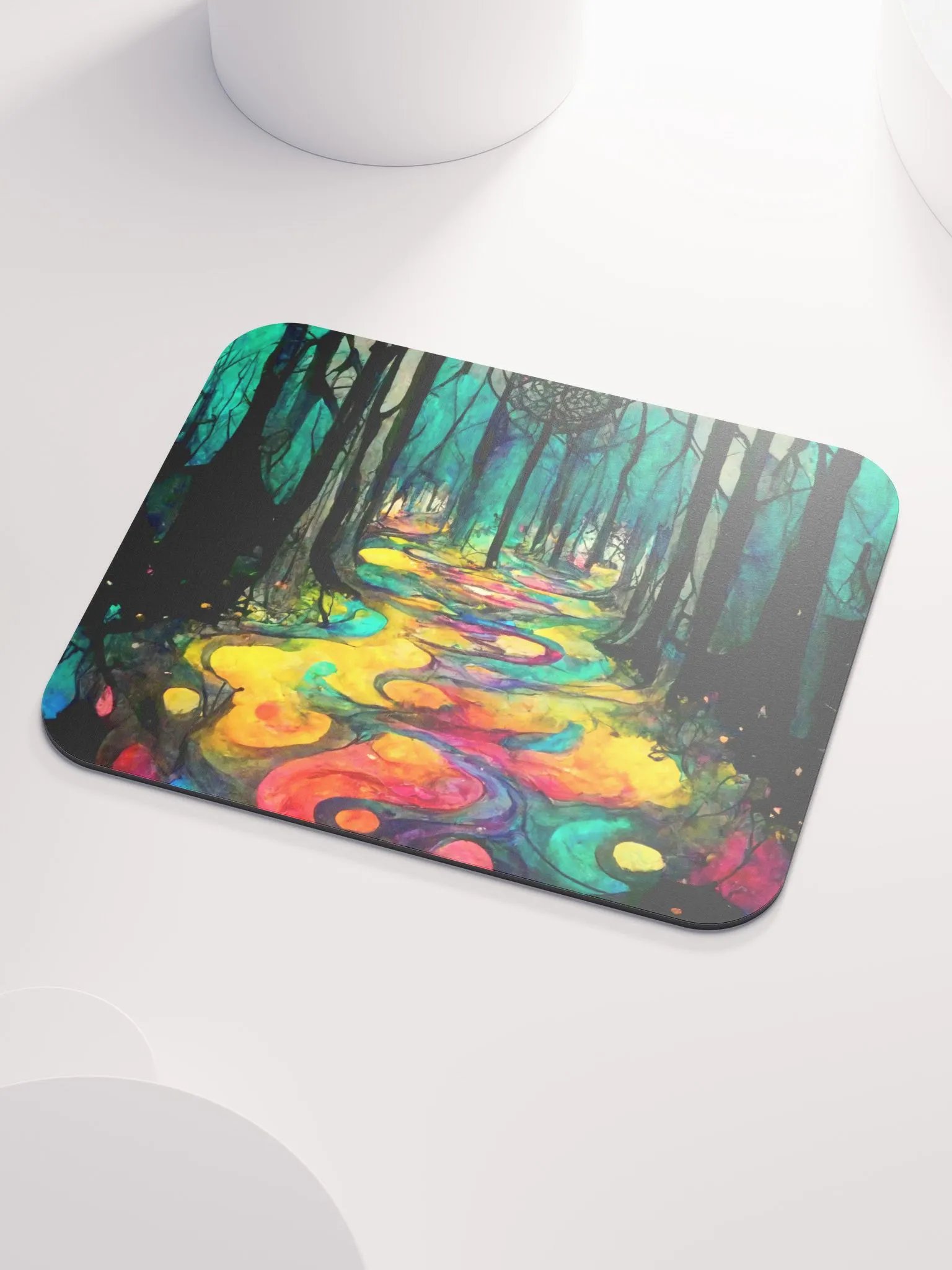 Psychedelic Forest Mouse Pad product image (3)