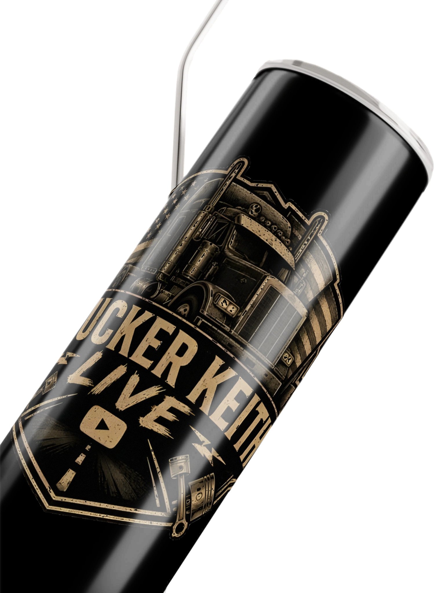 Trucker Keith Live Semi-Truck Tumbler product image (4)