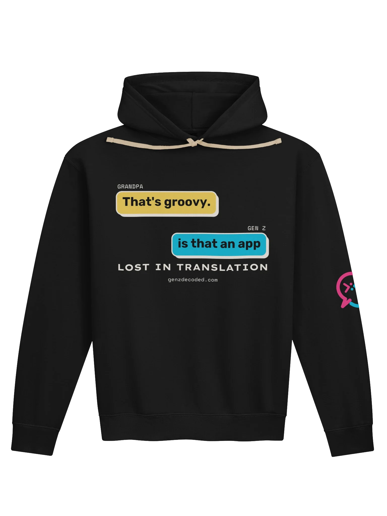 That's Groovy Hoodie, Black