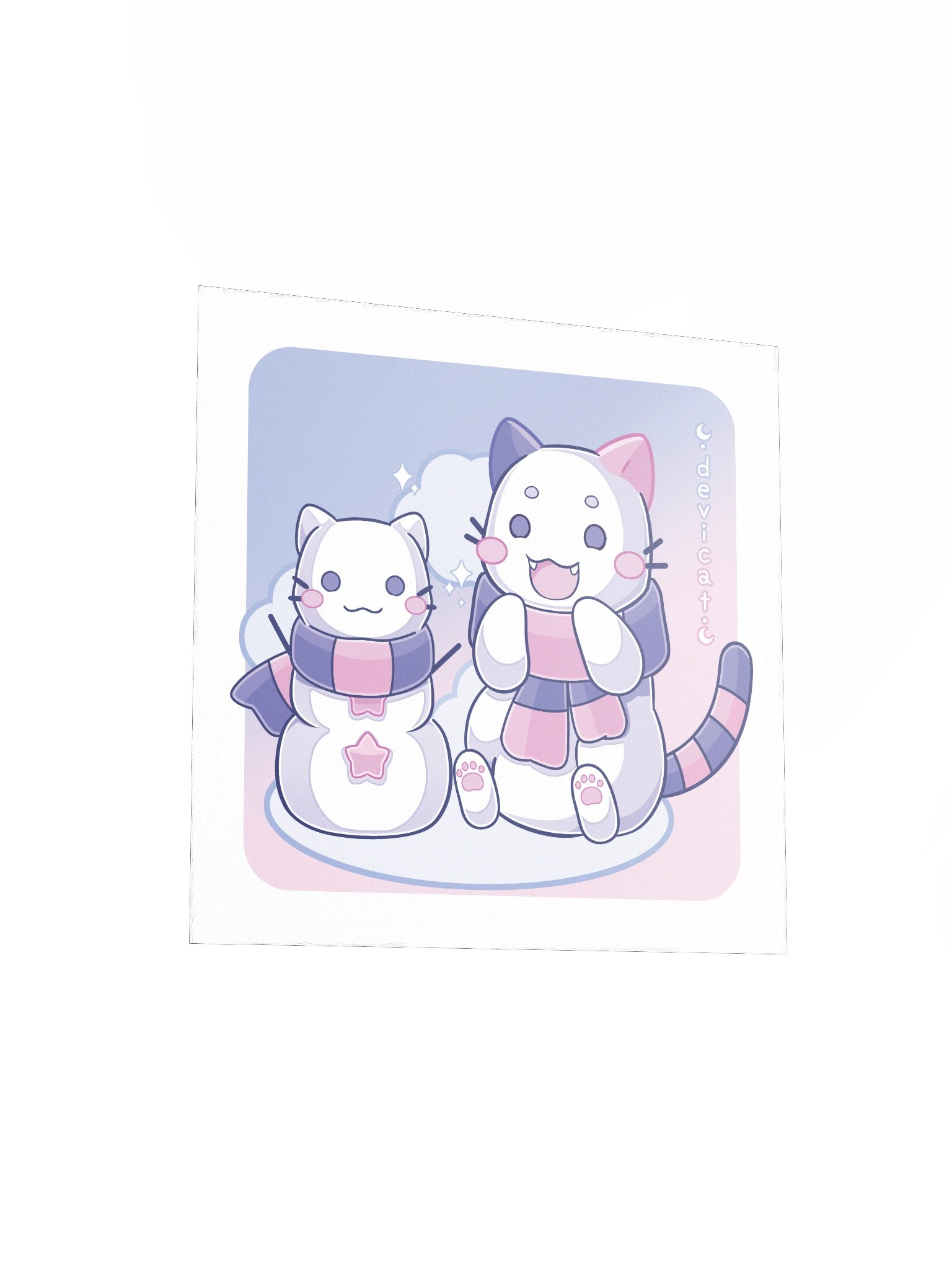 CandiCat & SnowCat 2024 Print product image (3)