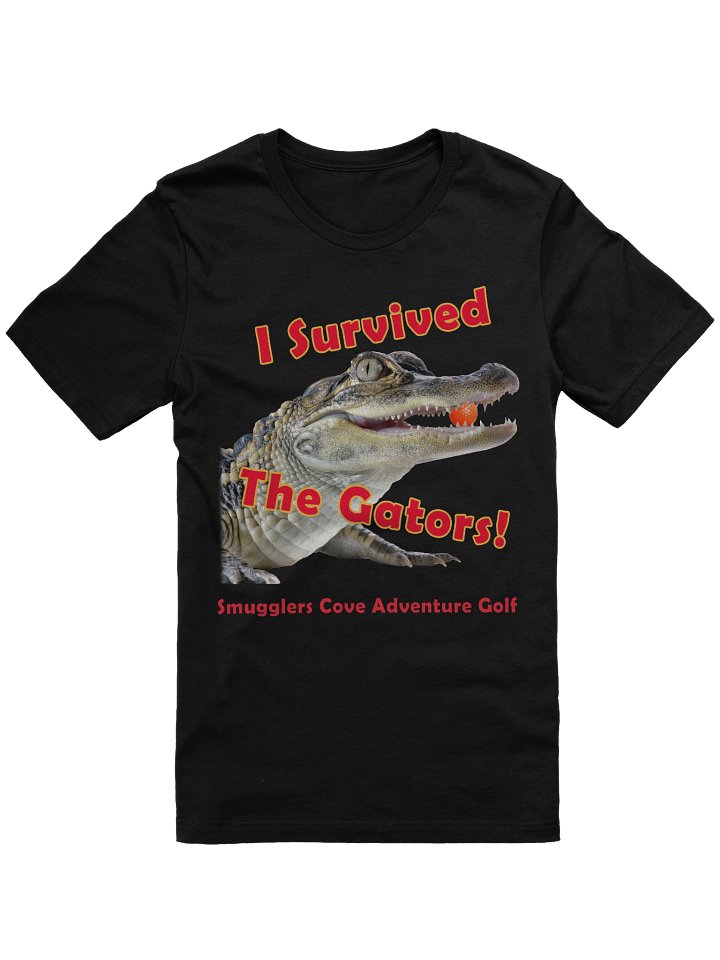 "I Survived the Gators" Cotton Tee product image (1)