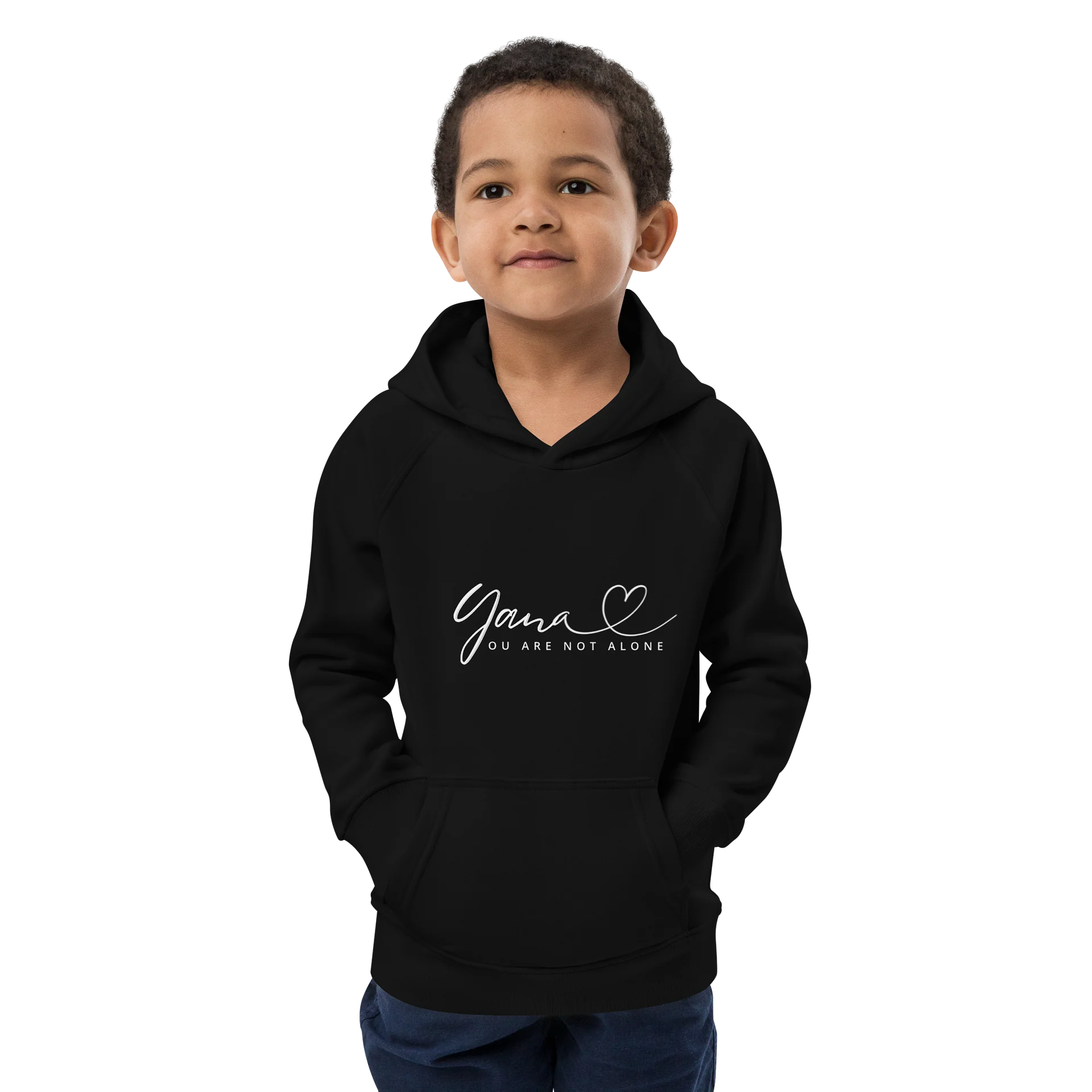 YANA kids black hoodie product image (6)