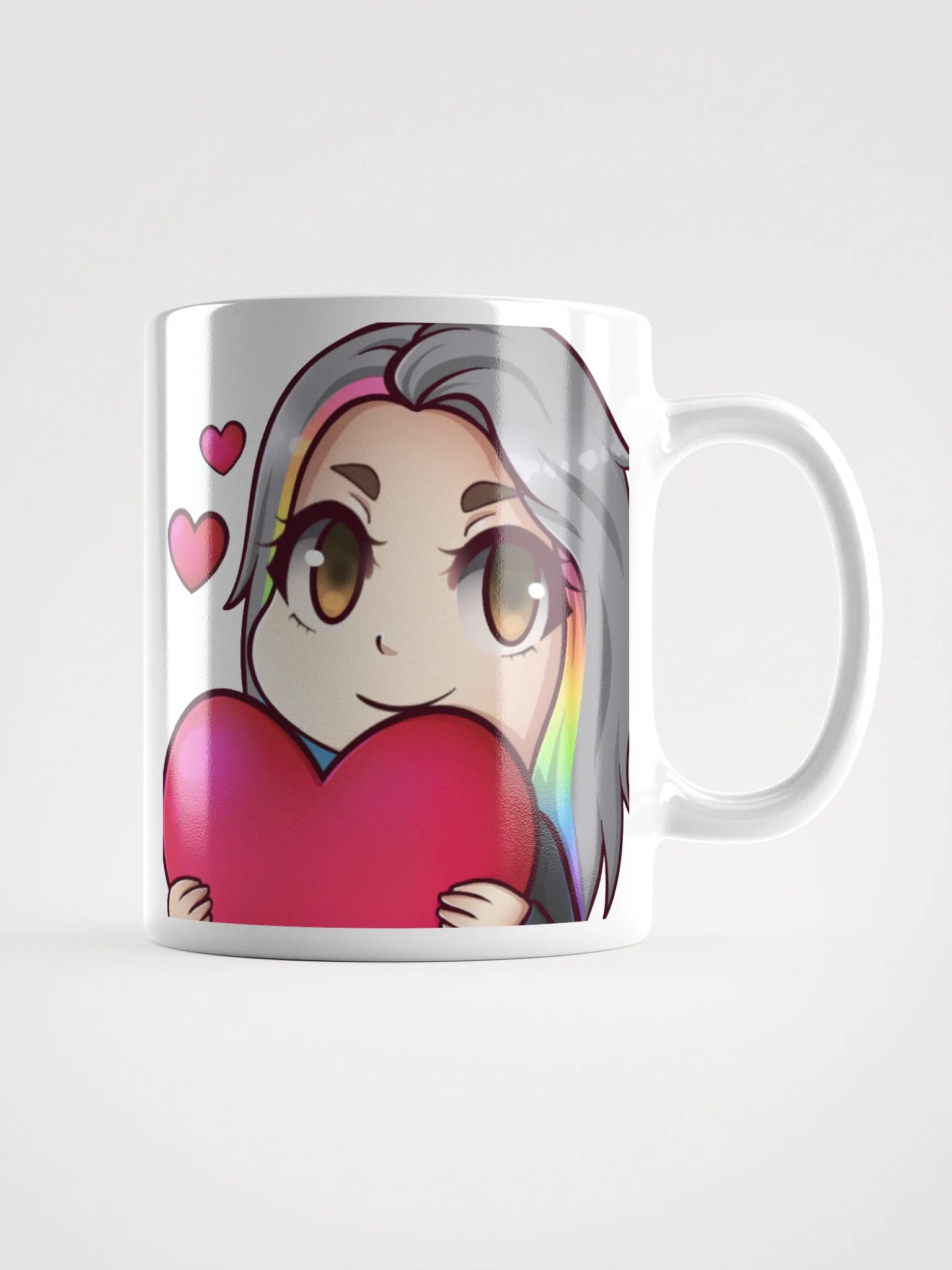 Heart Emote | Glossy Mug product image (1)