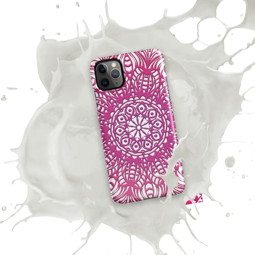 Pink romantic mandala phone case product image (8)