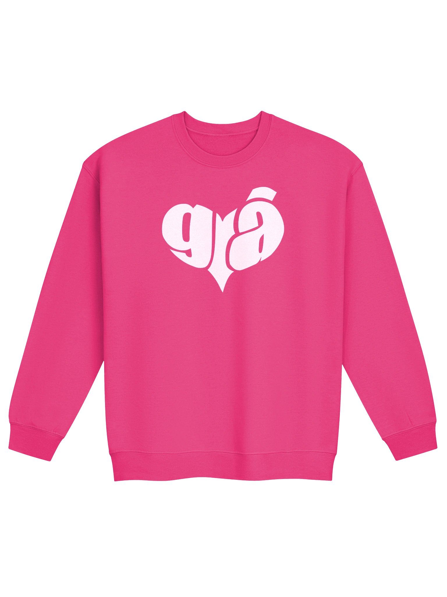 Grá Meaning Love 🩷 Classic Crewneck Sweatshirt in Irish / Gaeilge / Gaelic product image (1)