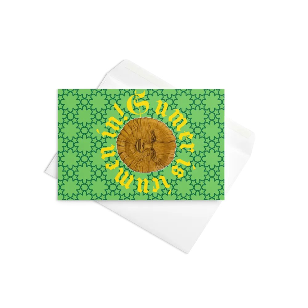 Sumer is icumen in! Greetings card product image (11)