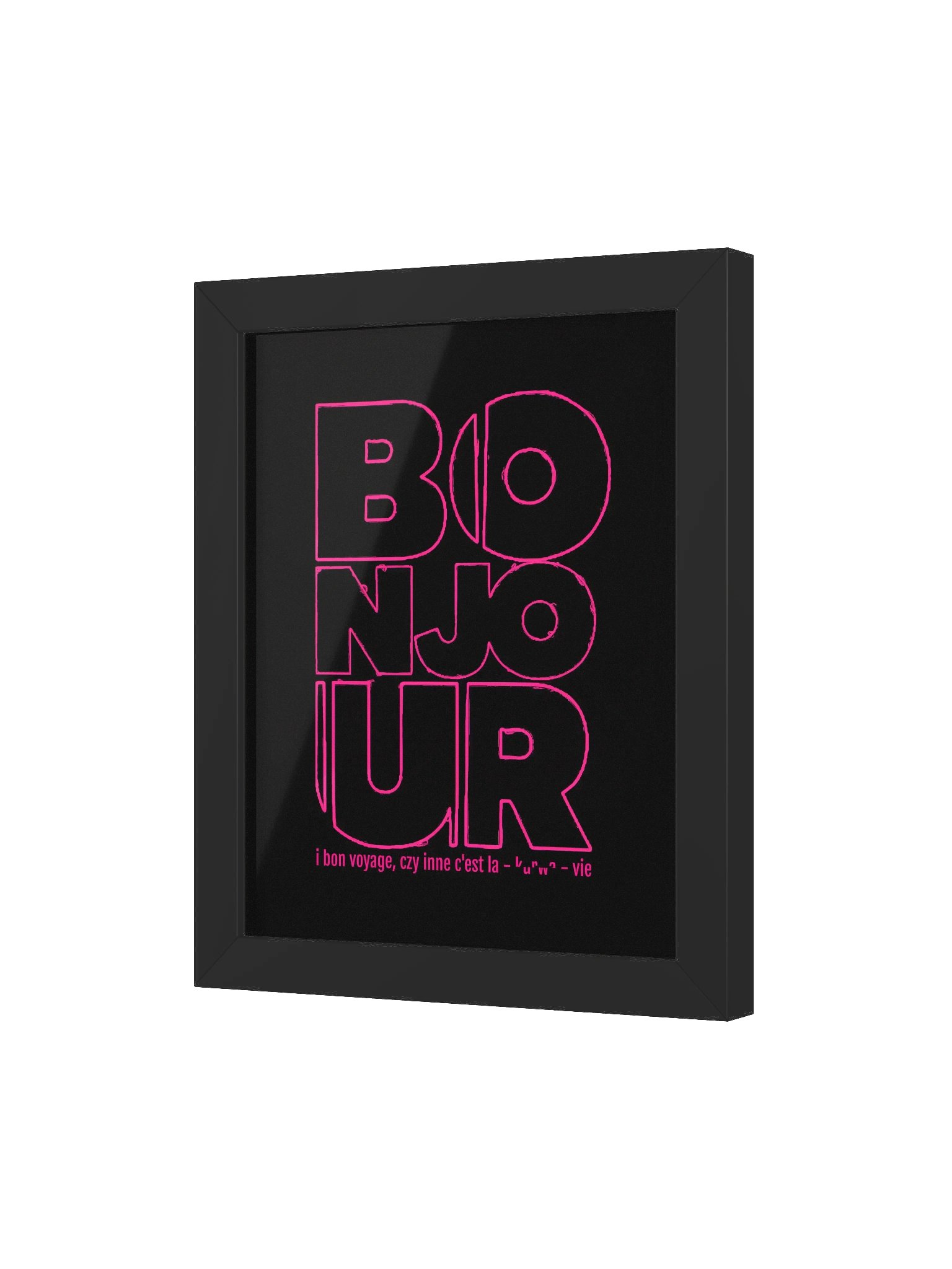 Bonjour Vintage Plakat product image (3)