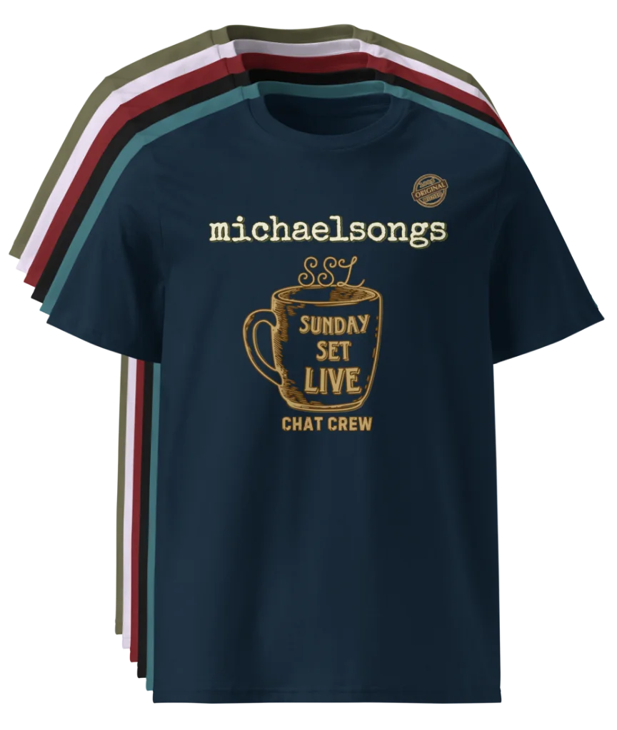 organic tee w/Sunday Set Chat Crew logo product image (1)