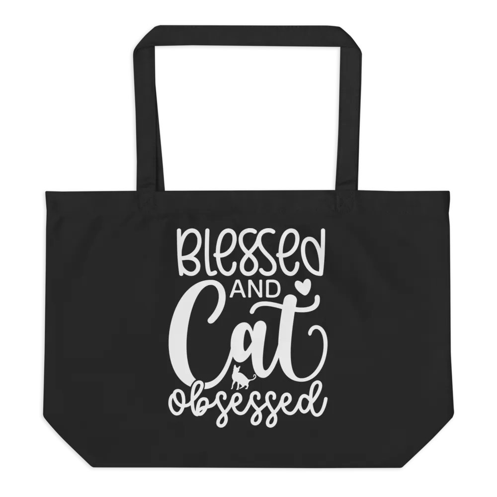 Blessed And Cat Obsessed Bag product image (6)