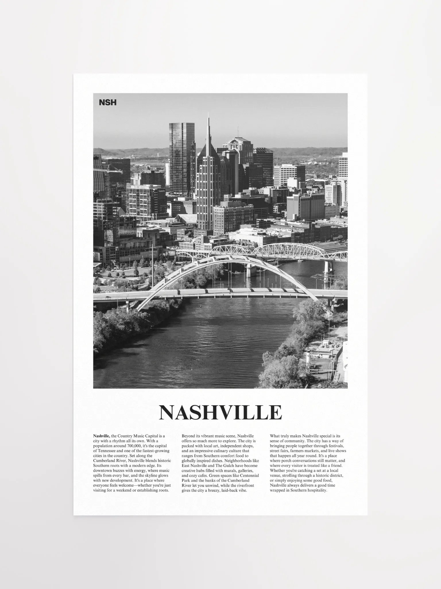 Nashville 02 Newspaper Poster product image (11)