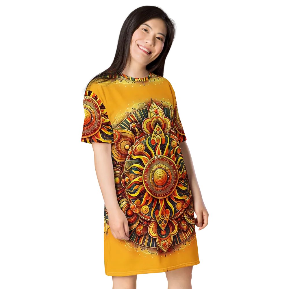 All-Over Print T-Shirt Dress product image (8)