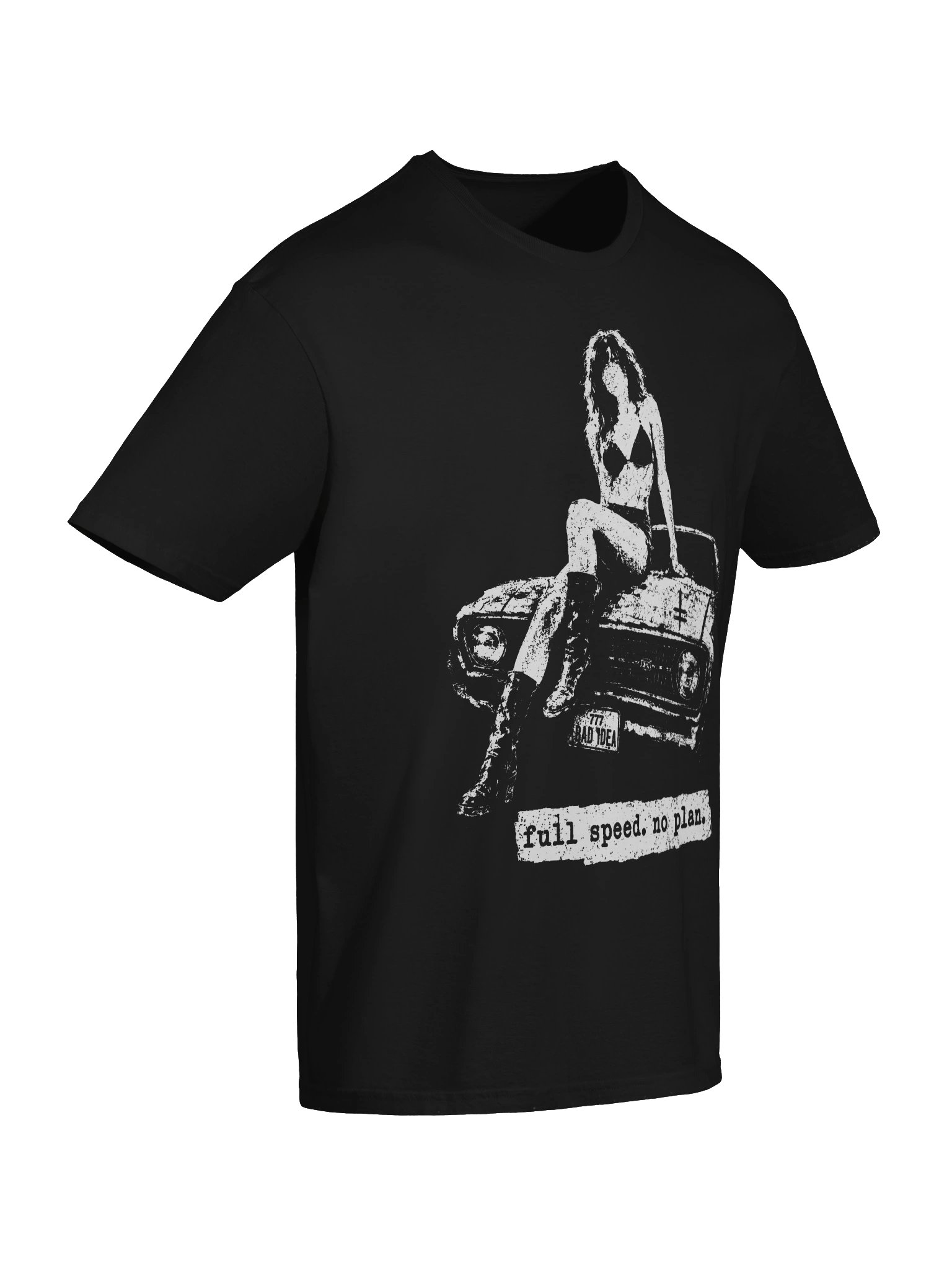 Full Speed. No Plan // Lightweight Graphic Tee product image (7)