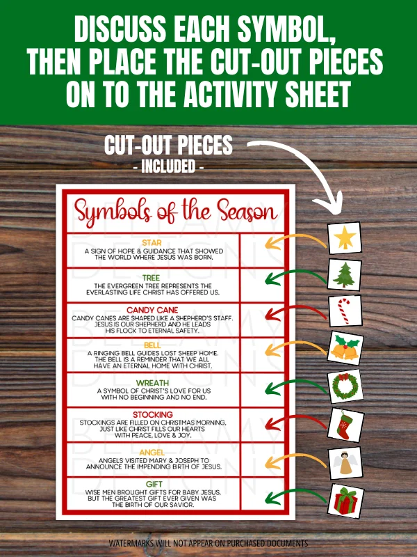 Christmas Symbols of the Season Activity product image (4)