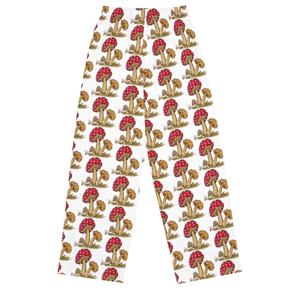 Magic Mushroom Unisex Wide-Leg Pants product image (8)