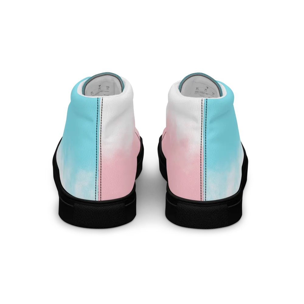 Pastel Dreams High Top Canvas Shoes product image (5)
