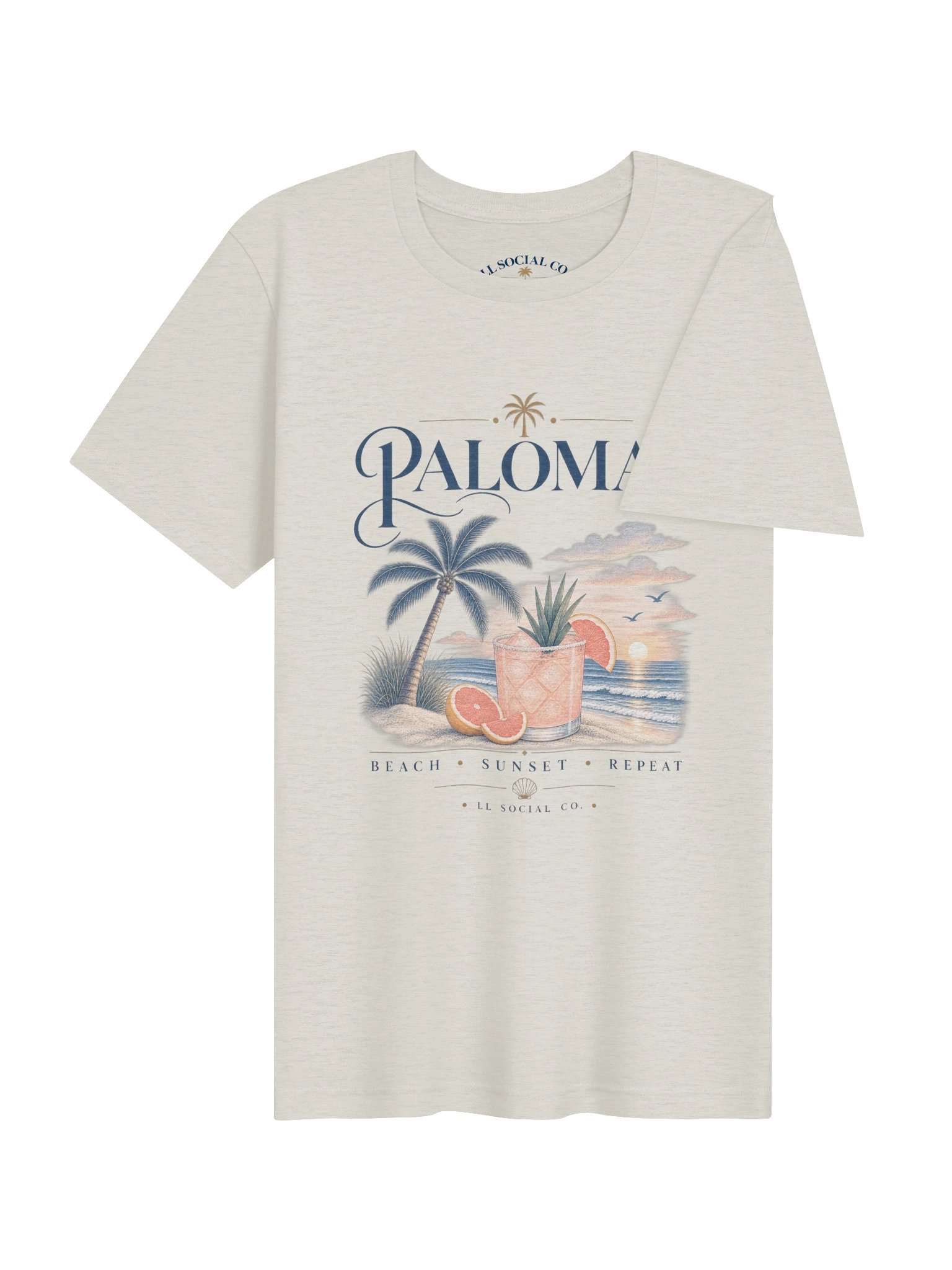 Palomas Beach Sunset Repeat - Unisex Resort Tee product image (84)