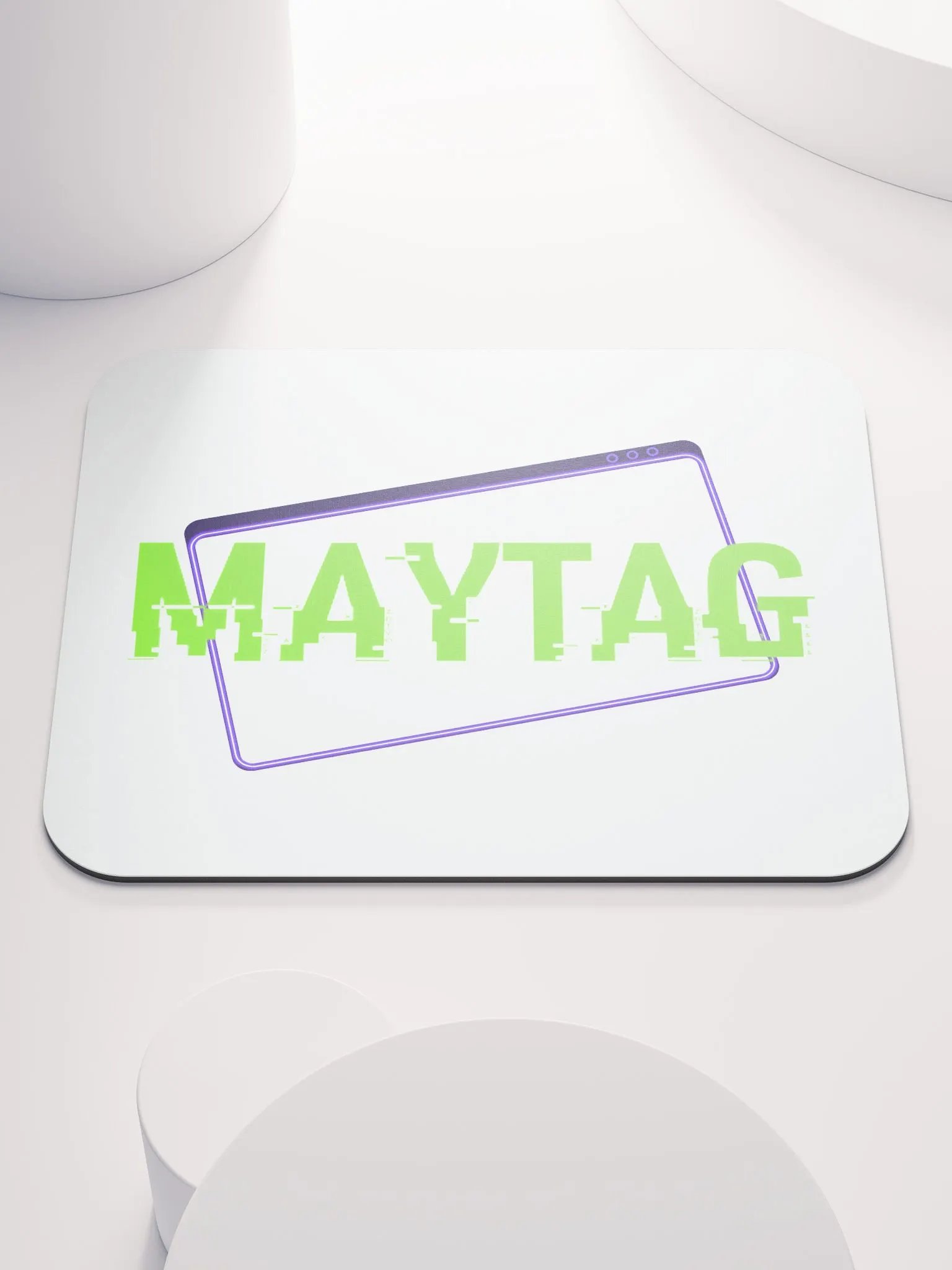 Maytag Logo Compact White Mousepad product image (4)