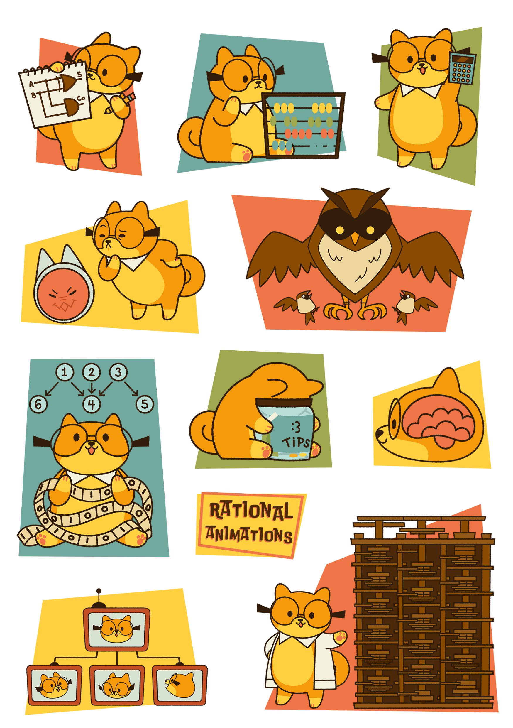 Patreon Tier Sticker Sheet product image (1)