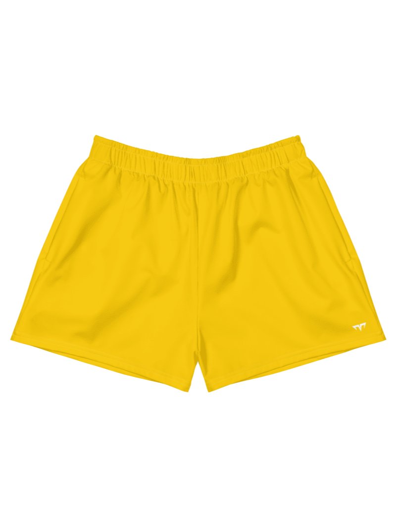 Unisex Activewear - Pekpek Short Shorts Gold - Printed White Logo product image (1)