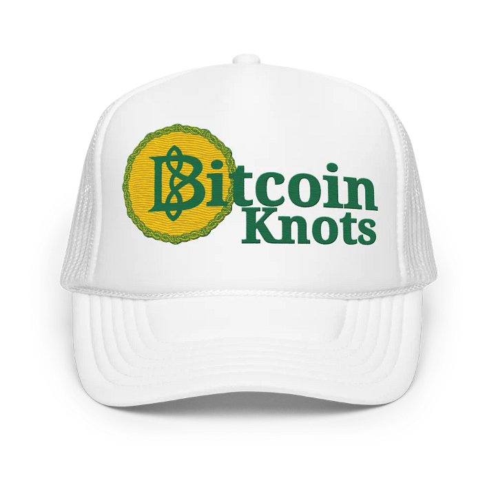 BITCOIN Knots White Hat product image (1)
