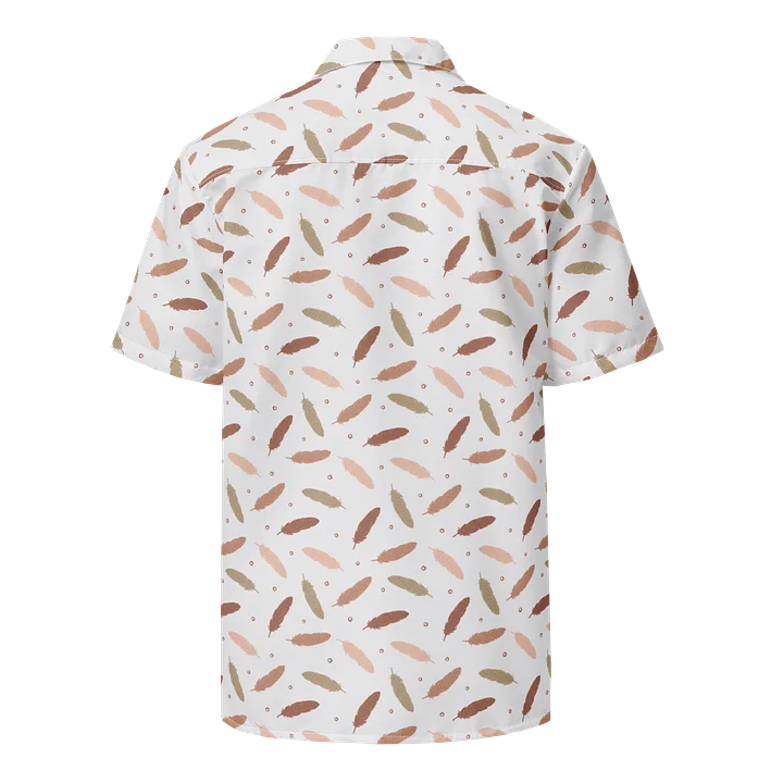 Mocha Mousse Feathers Hawaiian Shirt product image (2)