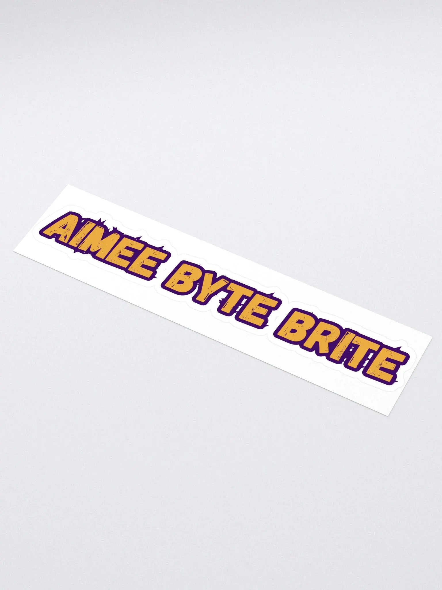 ✨ Aimee Byte Brite Logo Sticker – Rep the Brand! 💜 product image (1)