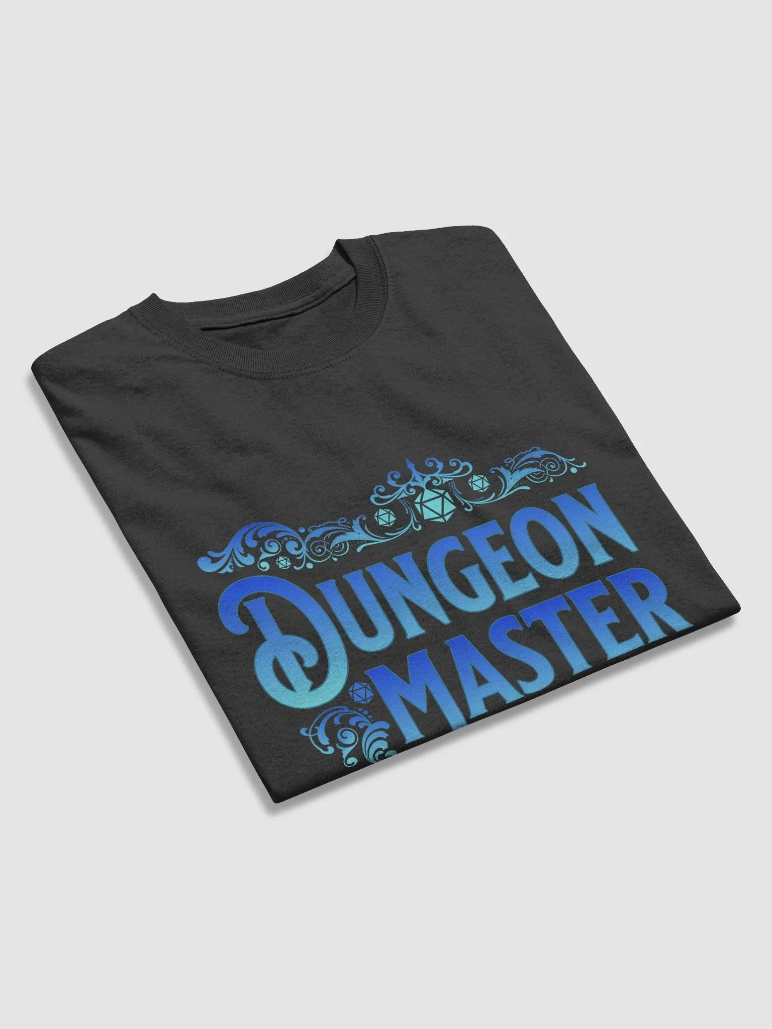 Fancy Blue Dungeon Master D&D Shirt product image (14)