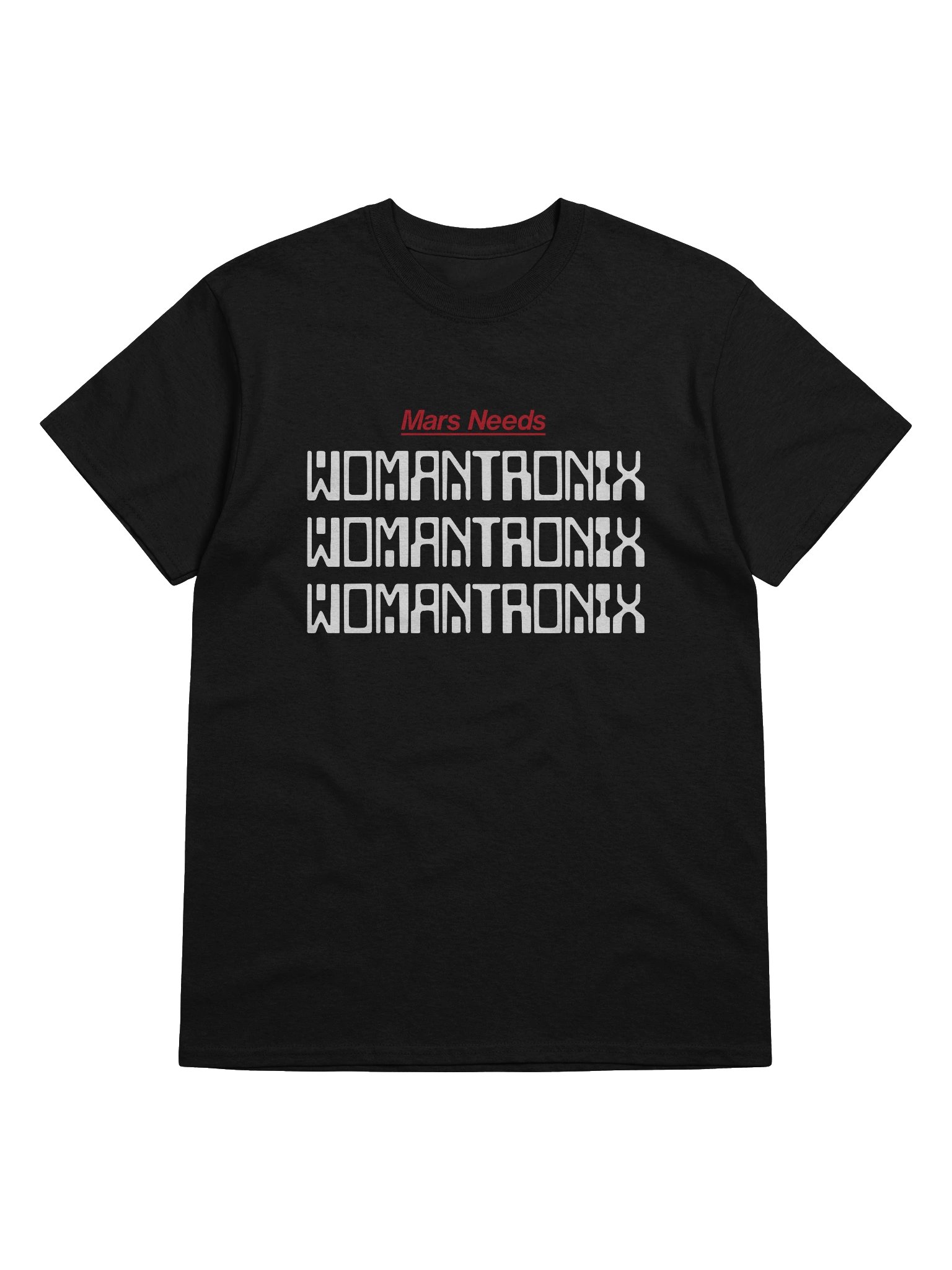 Womantronix Tee (White Print) product image (1)
