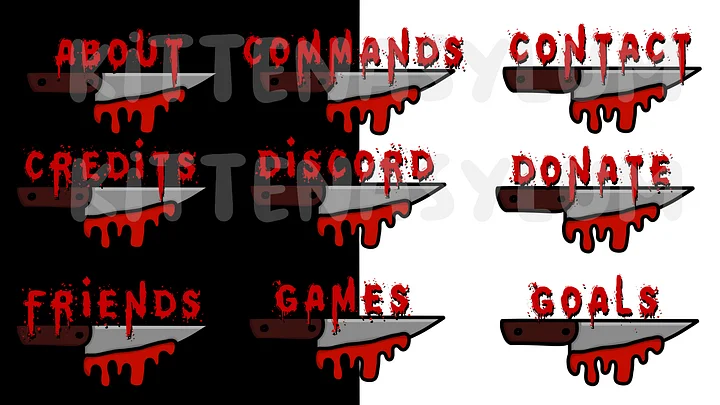 Knife🔪 - Twitch/Kick Panels product image (1)
