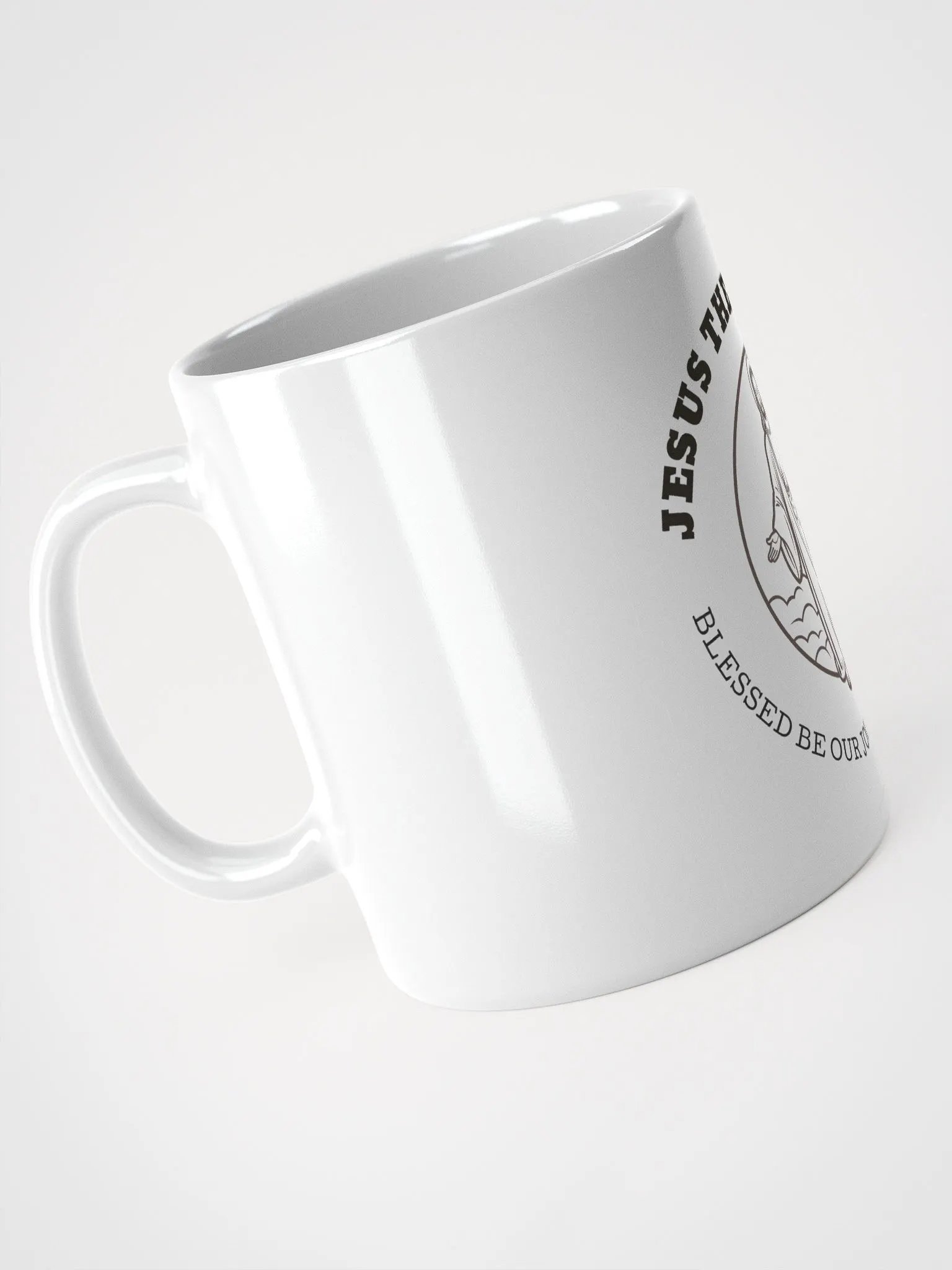 Jesus The Messiah White Glossy Mug product image (8)