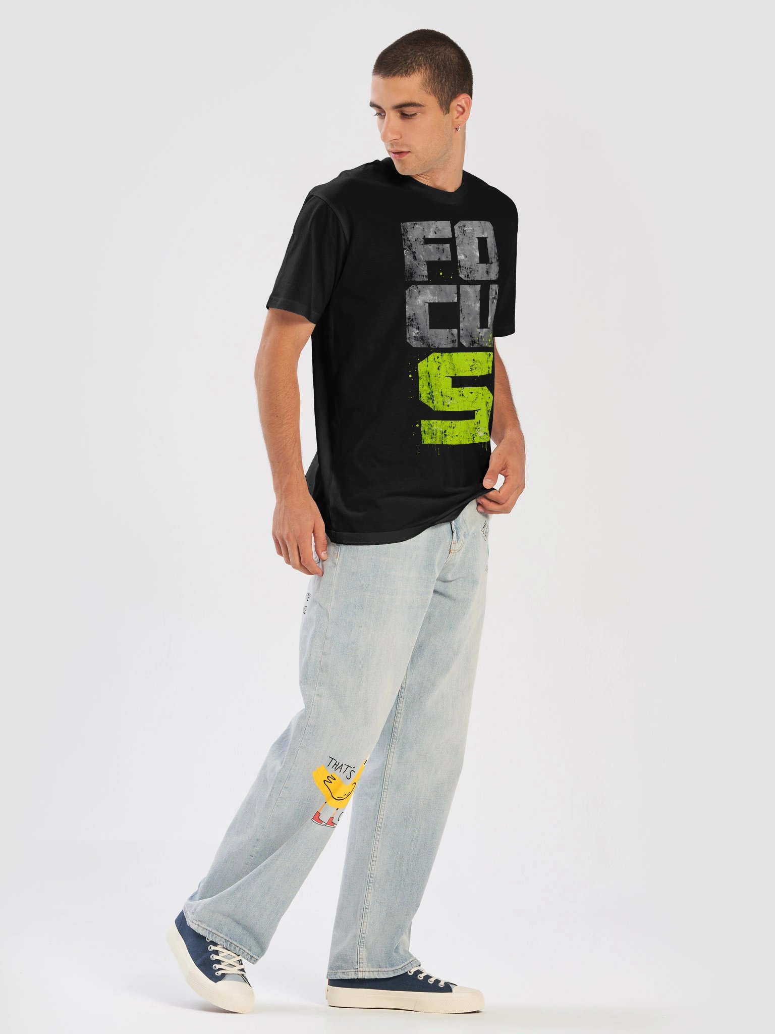 FOCUS Motivational Streetwear Tee product image (5)