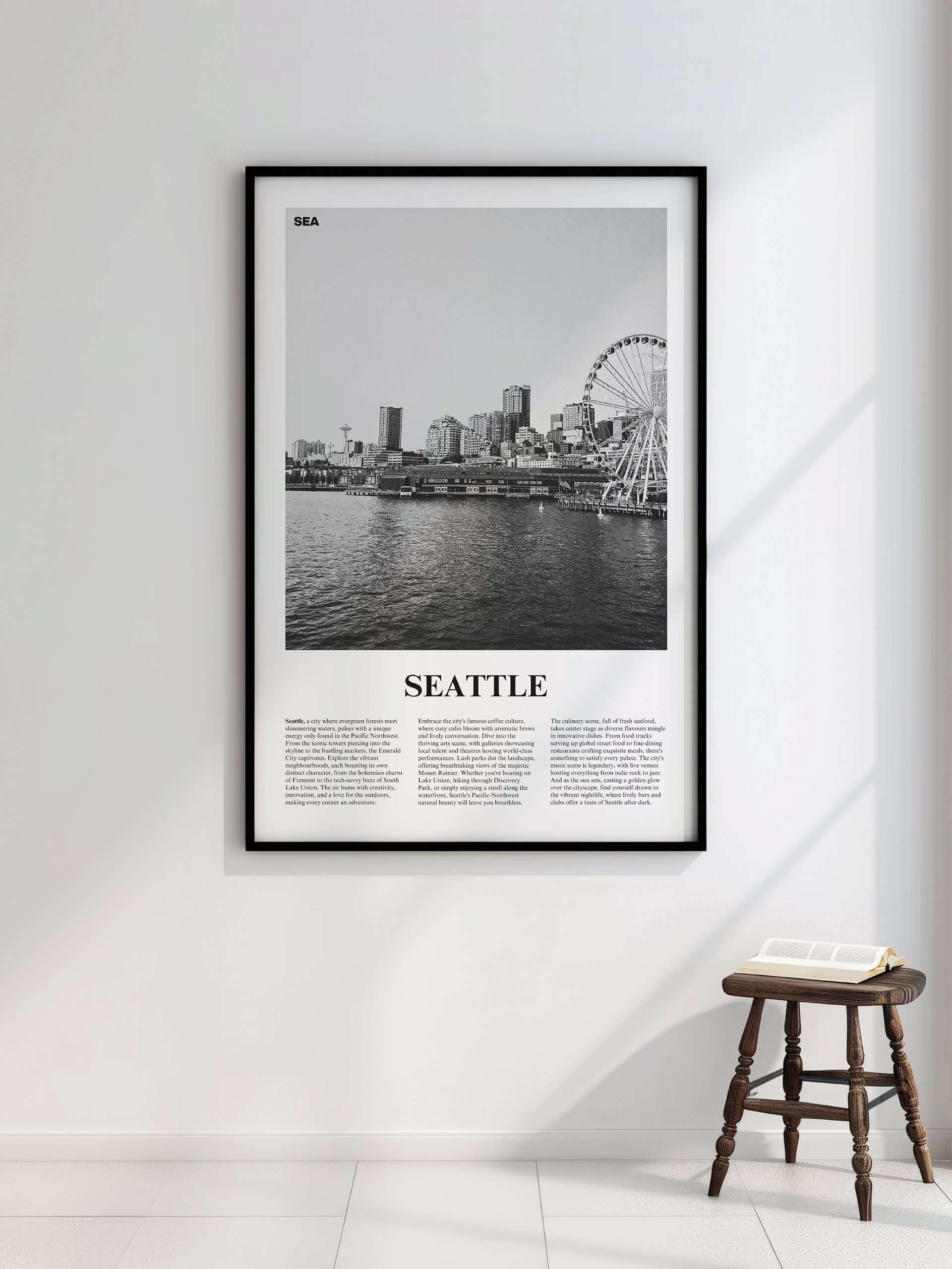 Seattle 03 Newspaper Poster product image (2)