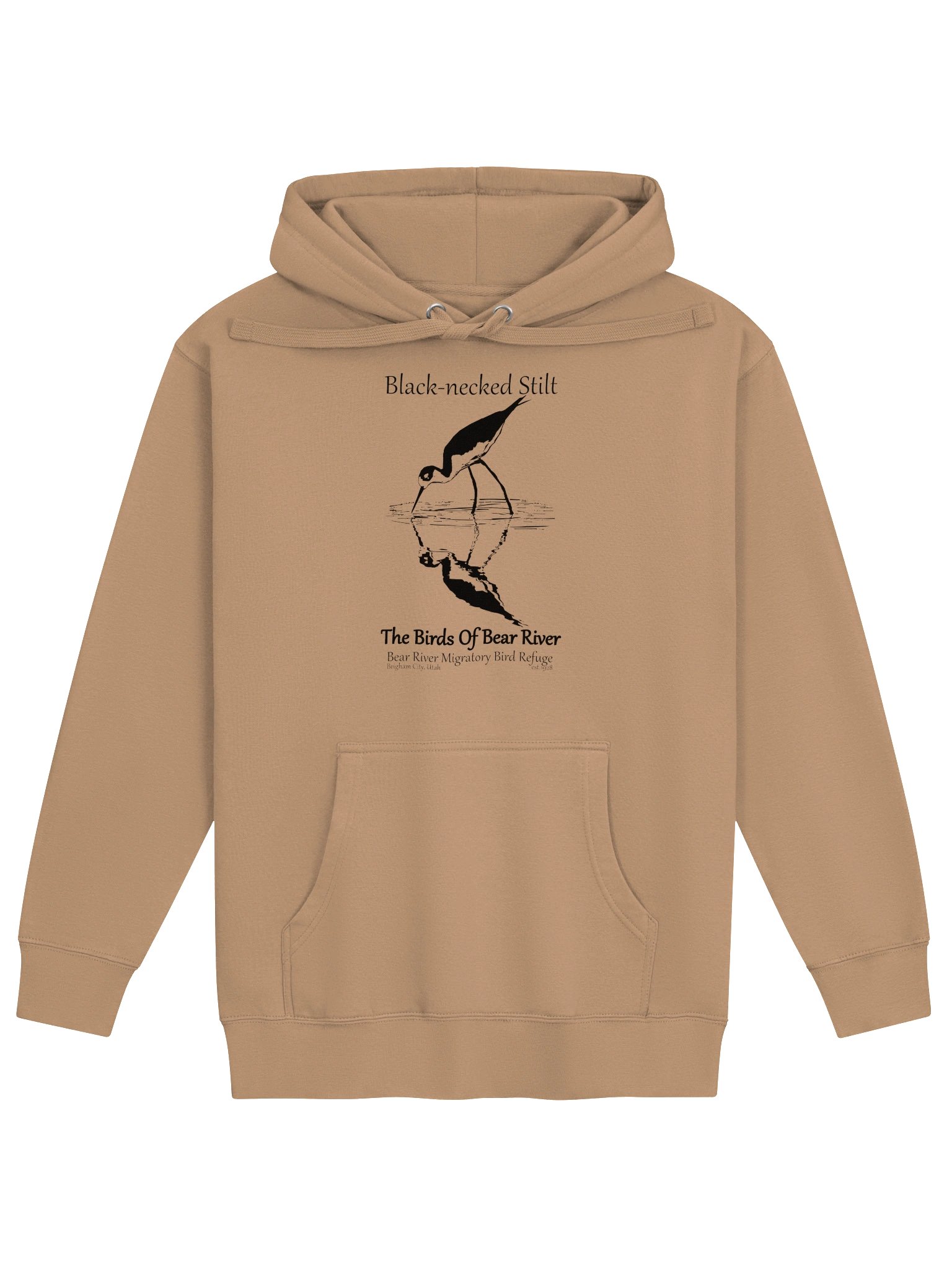 Birds of Bear River Black-necked Stilt Premium Unisex Hoodie product image (2)