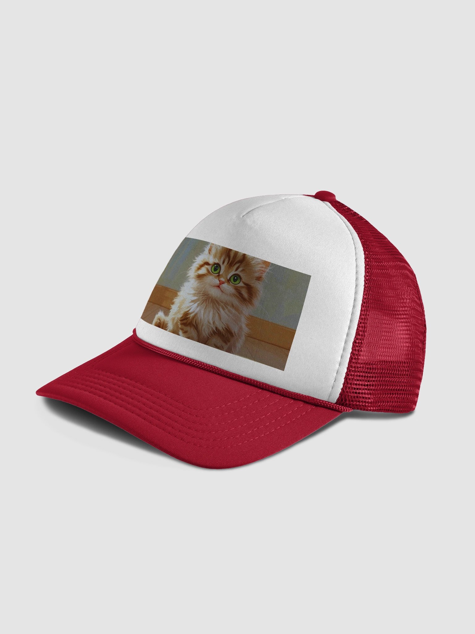 kitty red colour Cap product image (4)