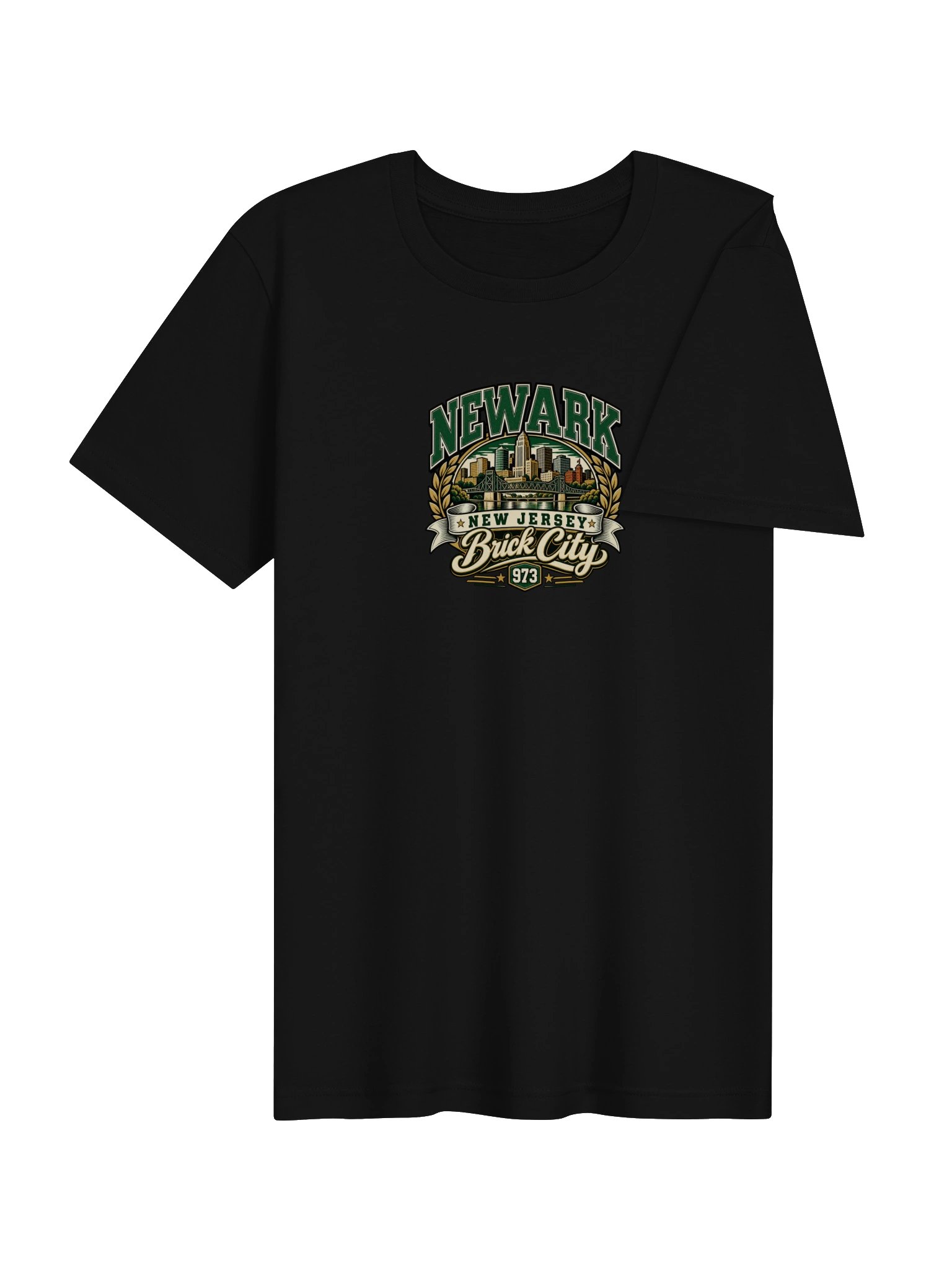 Newark Brick City 973 T-Shirt — Compact Graphic product image (5)