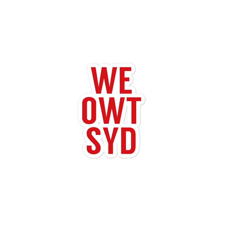 WeOwtsyd Sticker 1 product image (1)