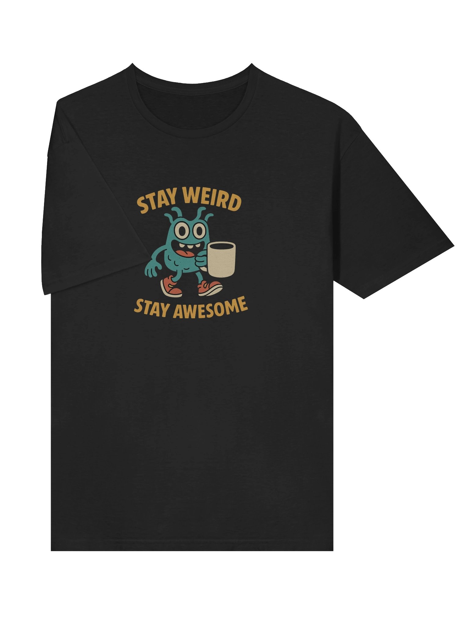 Cartoon Coffee Monster Tee (Unisex) product image (5)