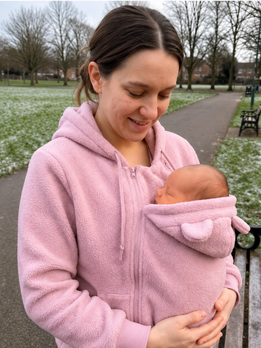 SnugNest™ Mama & Baby Cozy Hoodie product image (6)