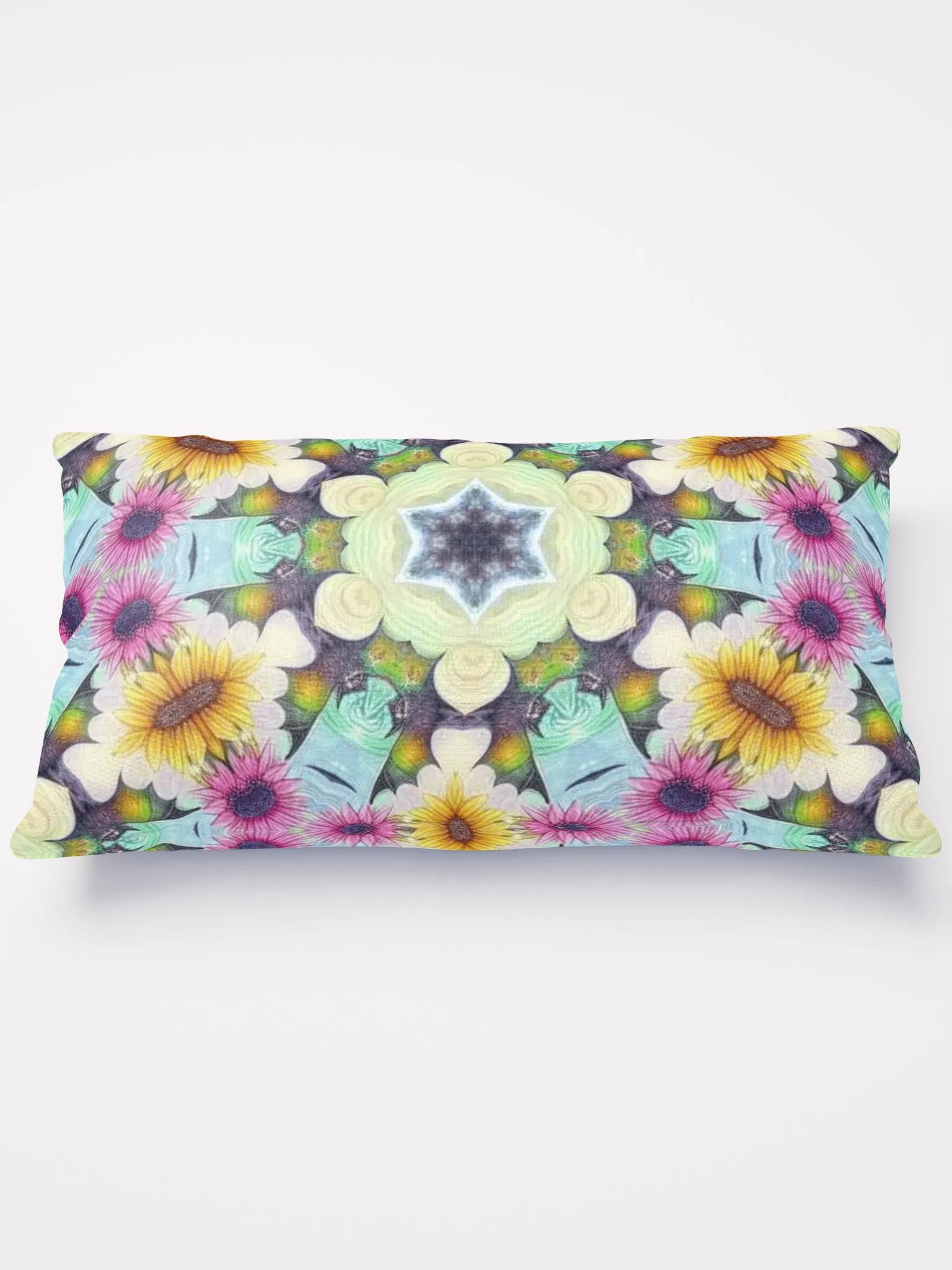 Kaleidoscopic Blooms Pillow product image (3)