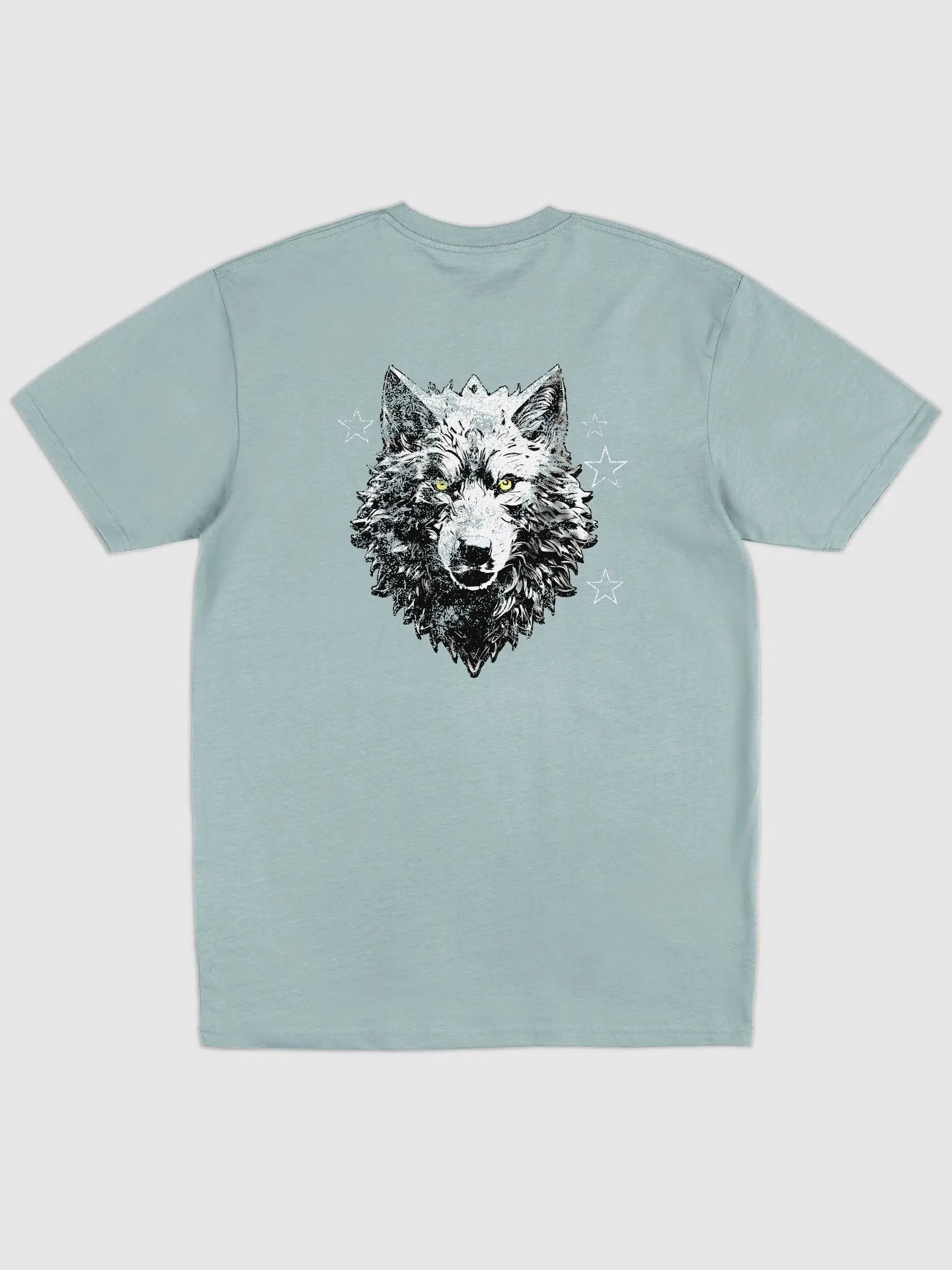 Wolf Star Front/Back Cotton Heritage Tee product image (4)