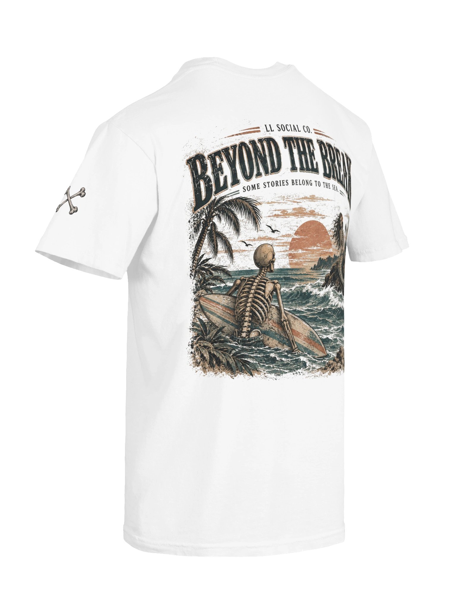 Beyond the Break Comfort Colors Tee — Coastal Skellie Edit product image (8)