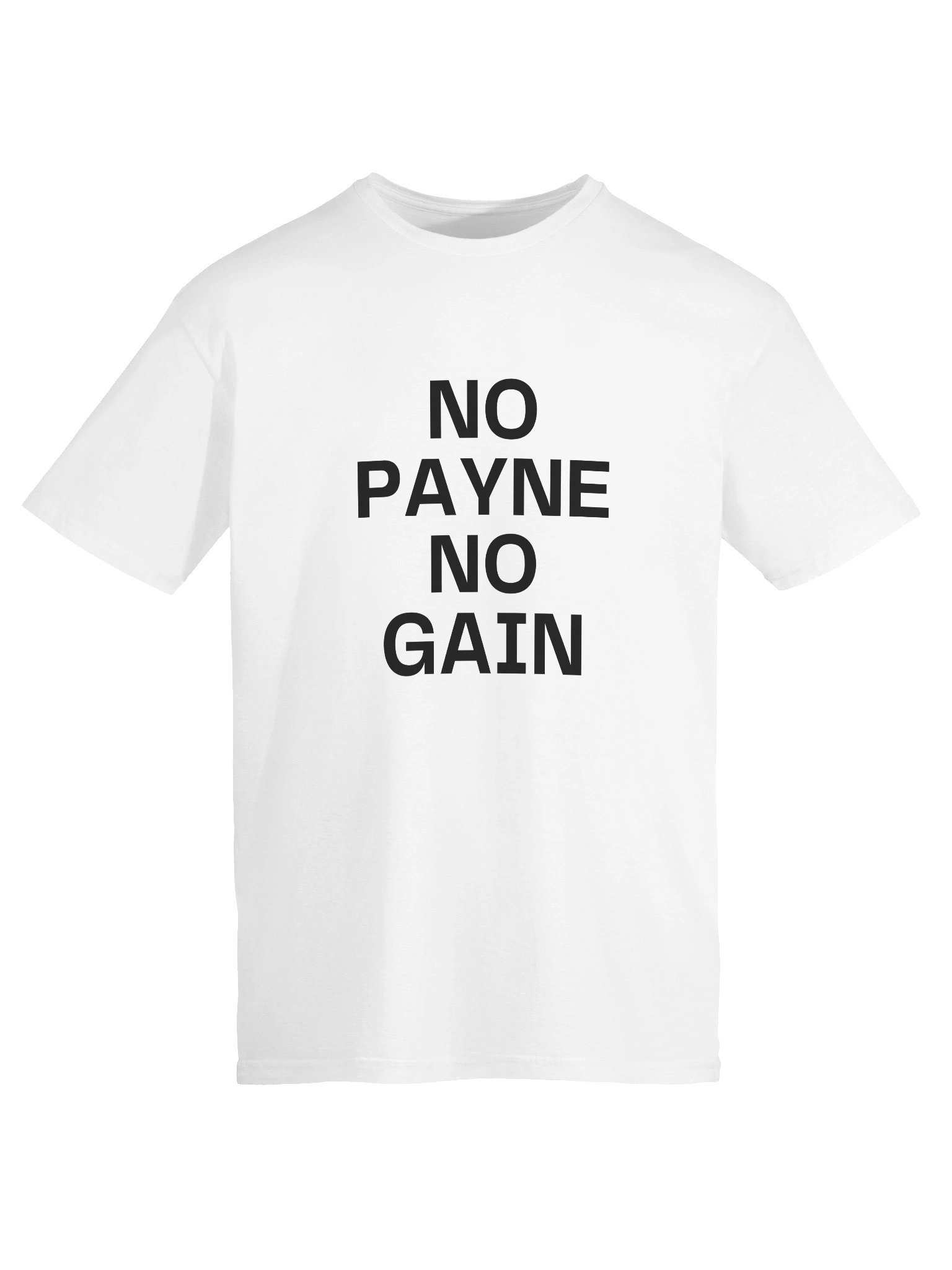 No Payne No Gain White Tee product image (5)