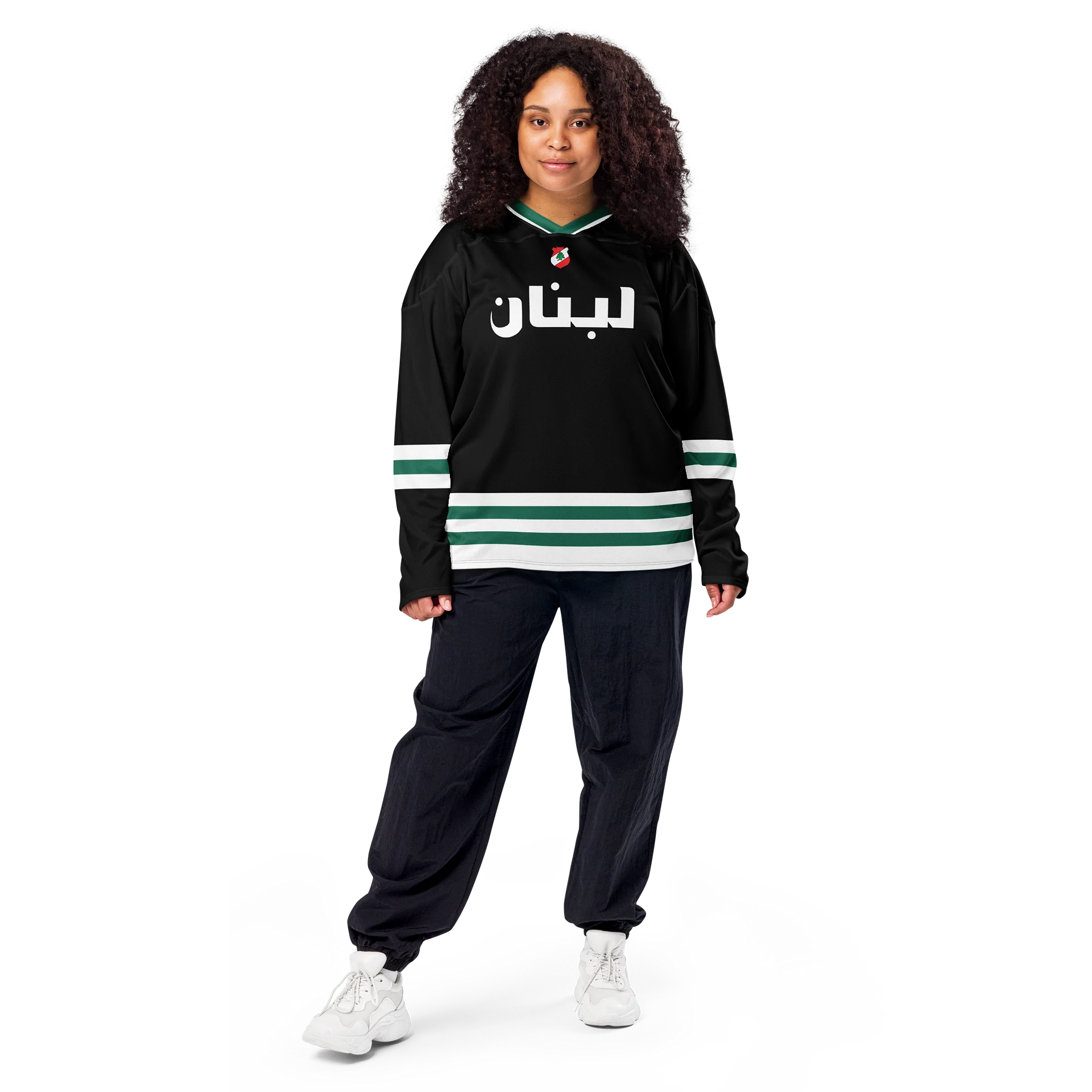 Lebanon Long Sleeve Hockey Jersey Oversized product image (10)