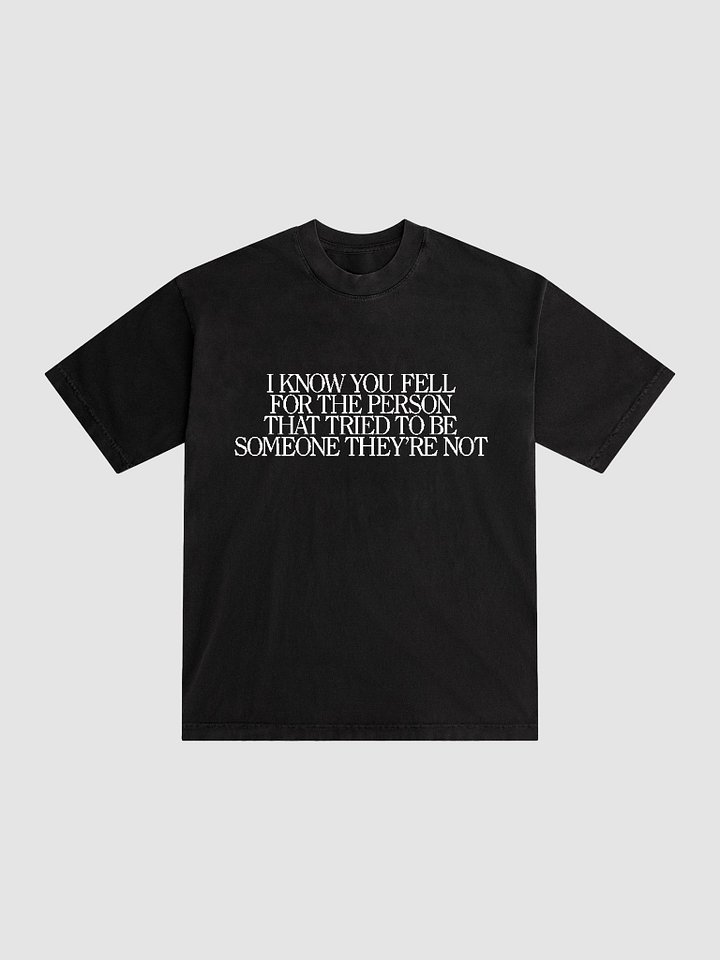 'Senses' lyric t-shirt product image (1)